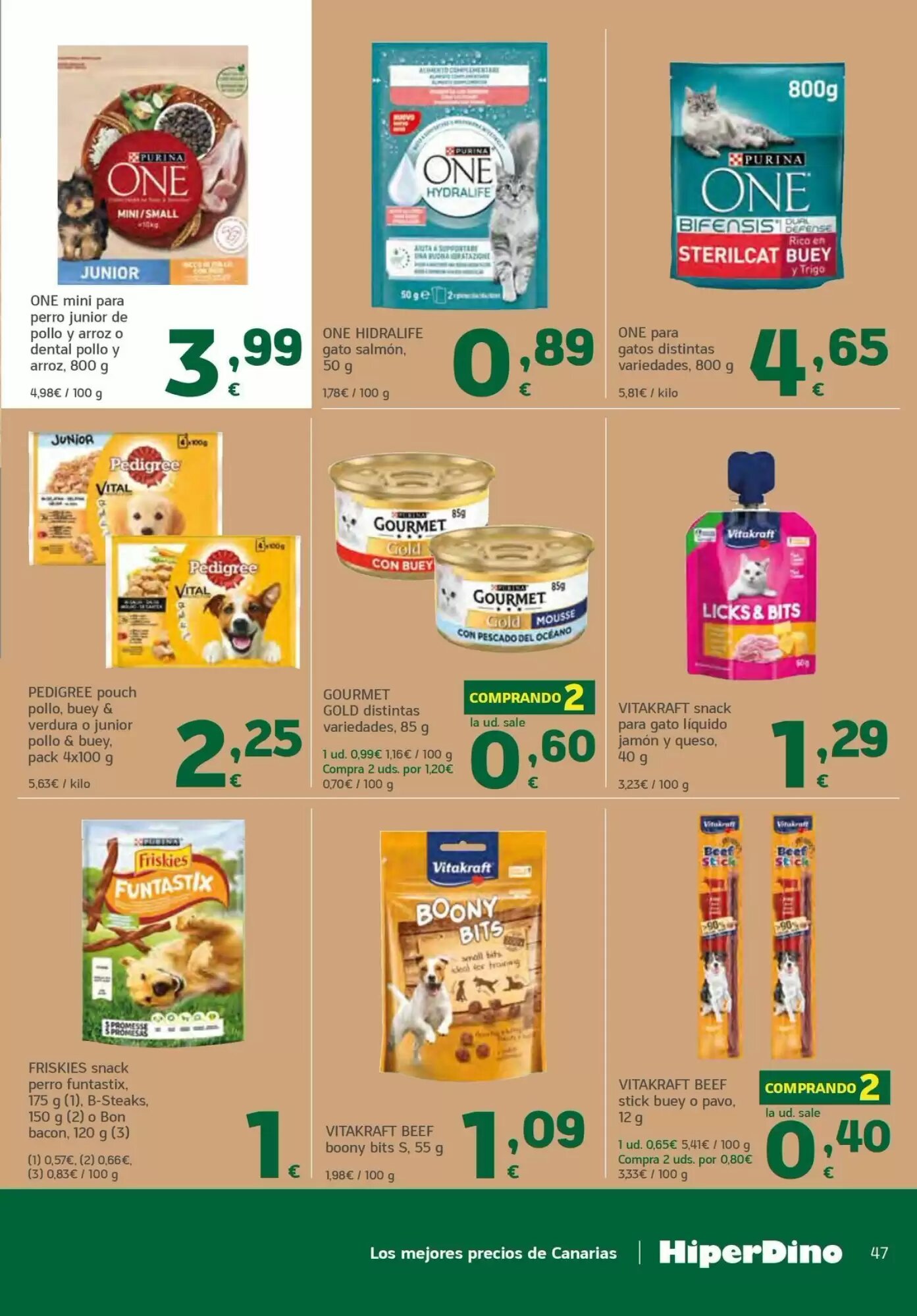 Folleto promocional de HiperDino válido desde el 11/08/2026 - Página 47.