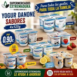 Folleto promocional de Supermercados Extremadura válido desde el 11/08/2026