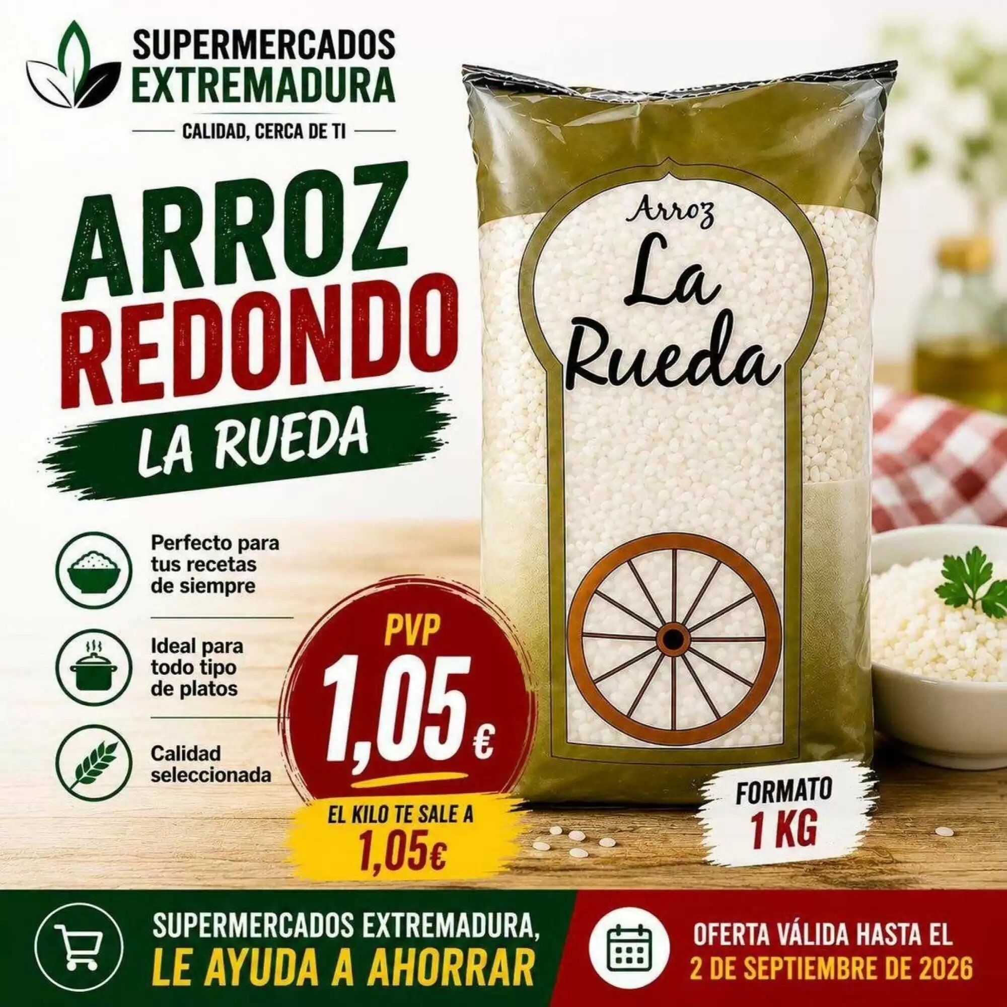 Folleto promocional de Supermercados Extremadura válido desde el 11/08/2026 - Página 3.