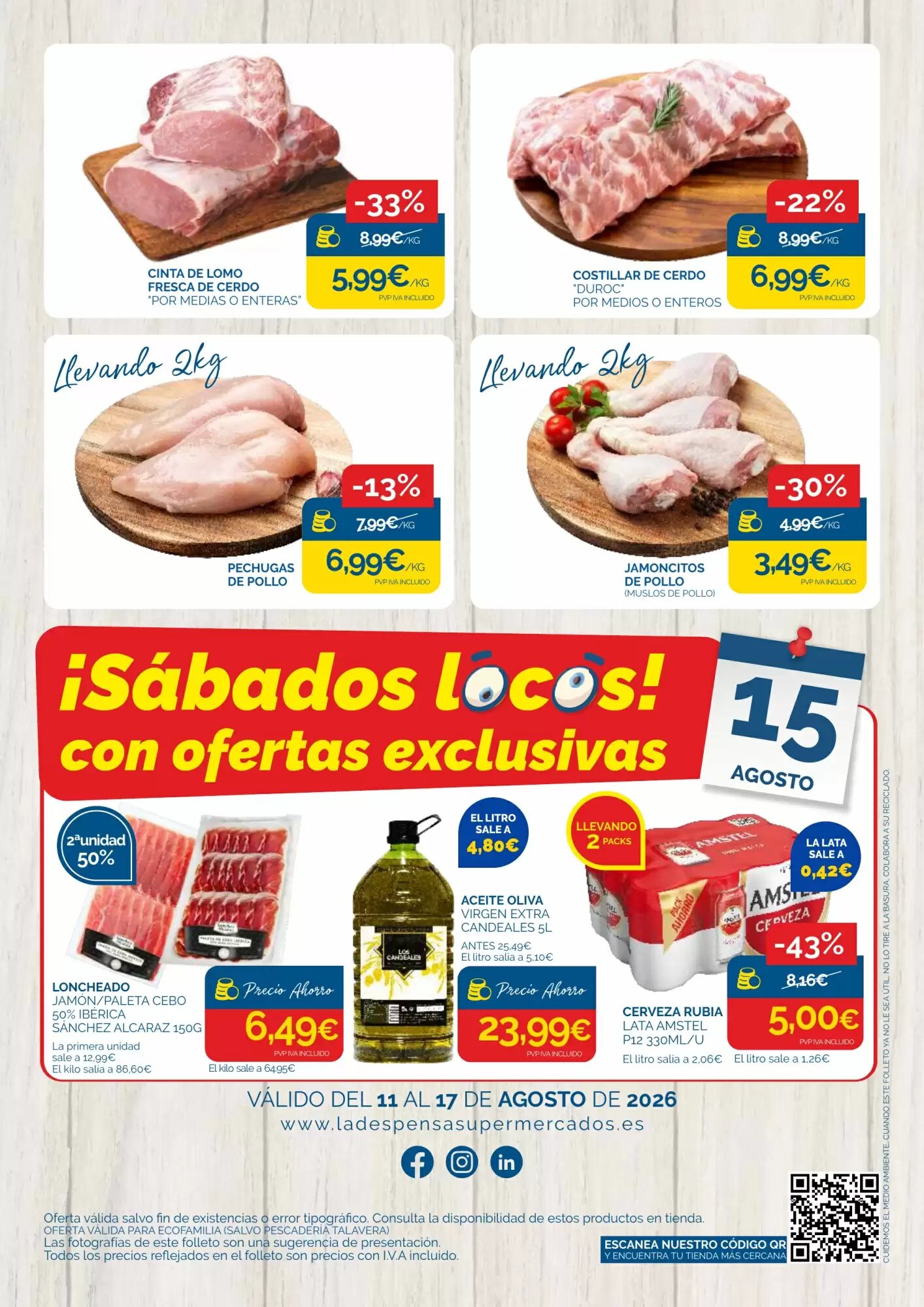 Folleto promocional de Cash Ecofamilia válido desde el 11/08/2026 - Página 4.