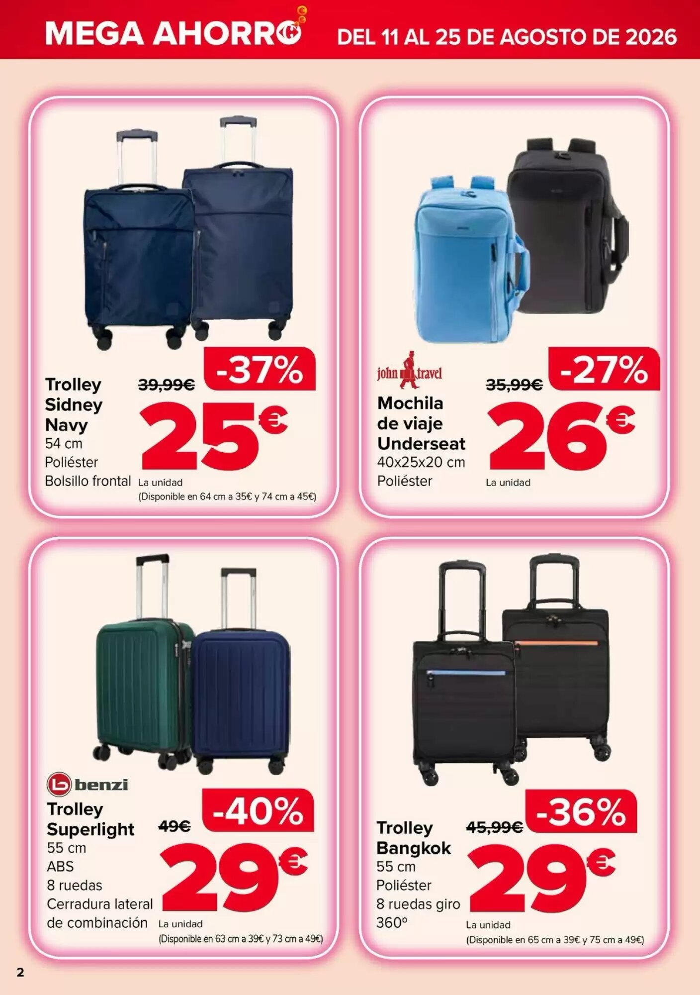 Folleto promocional de Carrefour válido desde el 11/08/2026 - Página 2.