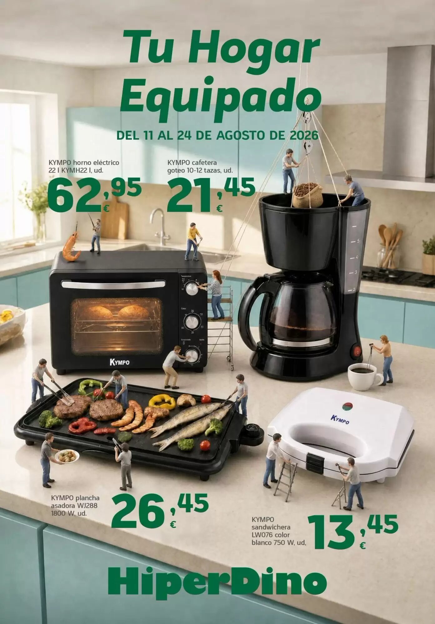 Folleto promocional de HiperDino válido desde el 11/08/2026 - Página 1.