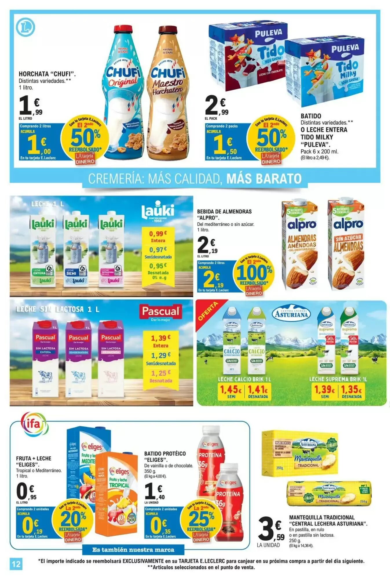 Folleto promocional de E.Leclerc válido desde el 11/08/2026 - Página 12.