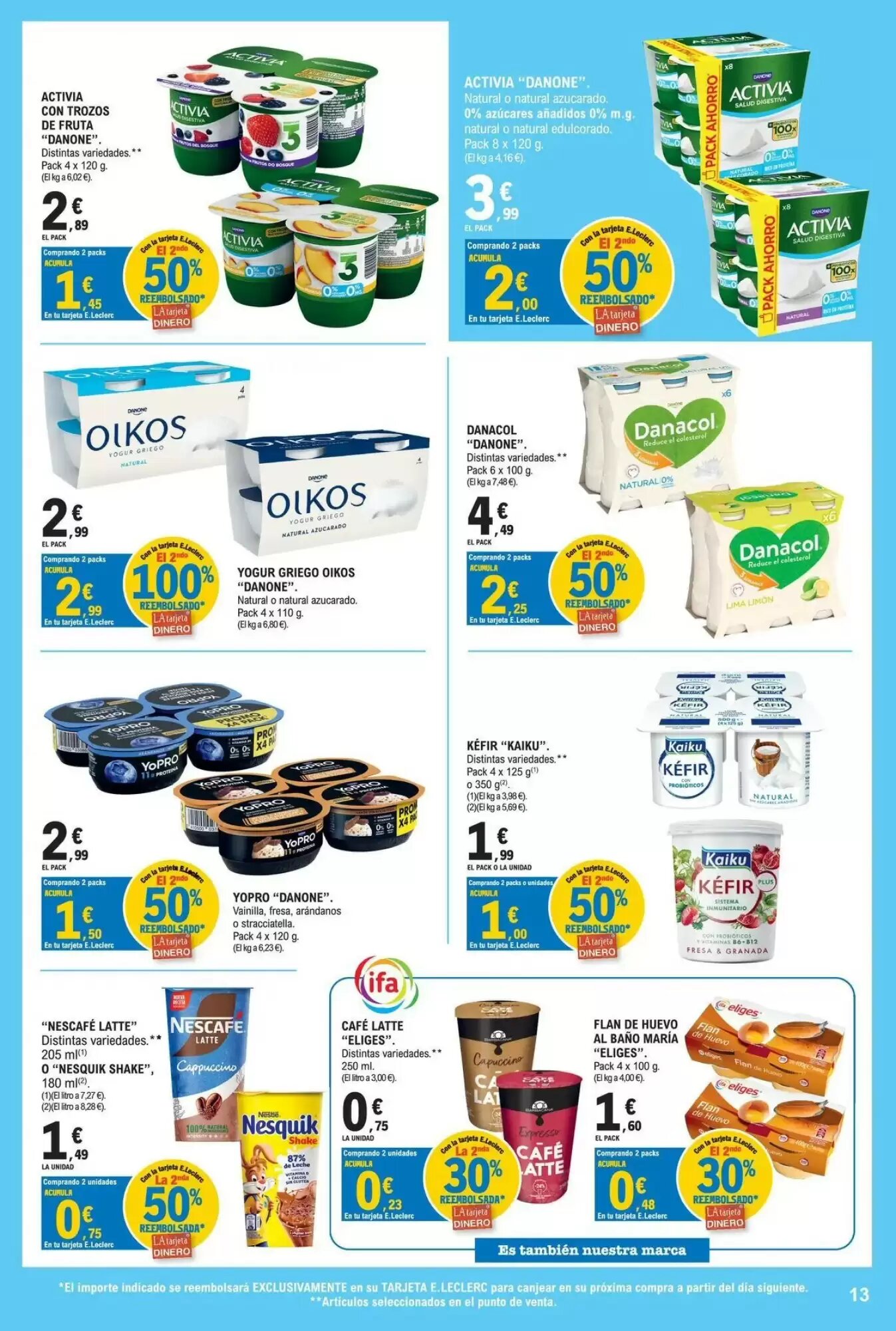 Folleto promocional de E.Leclerc válido desde el 11/08/2026 - Página 13.