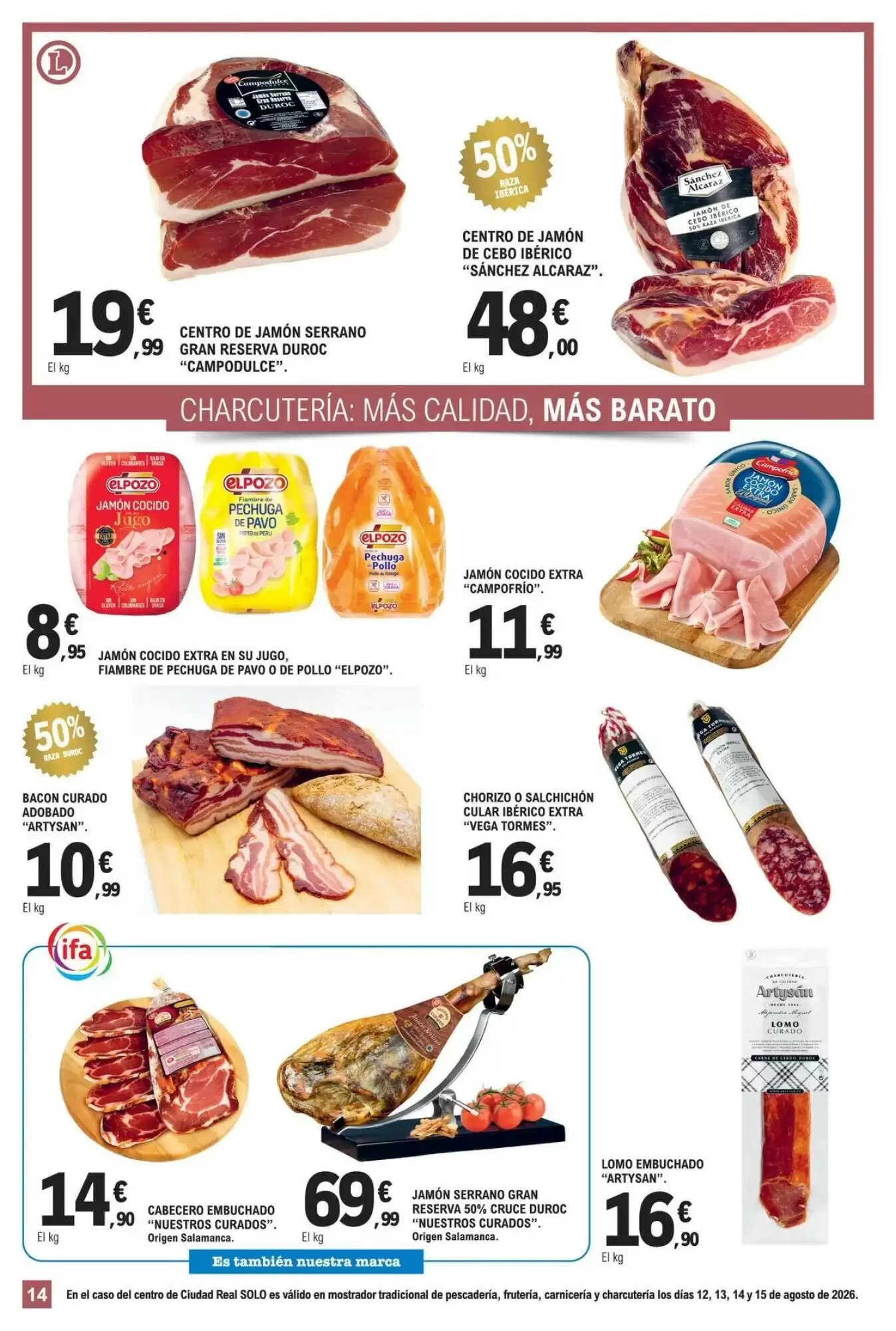 Folleto promocional de E.Leclerc válido desde el 11/08/2026 - Página 14.