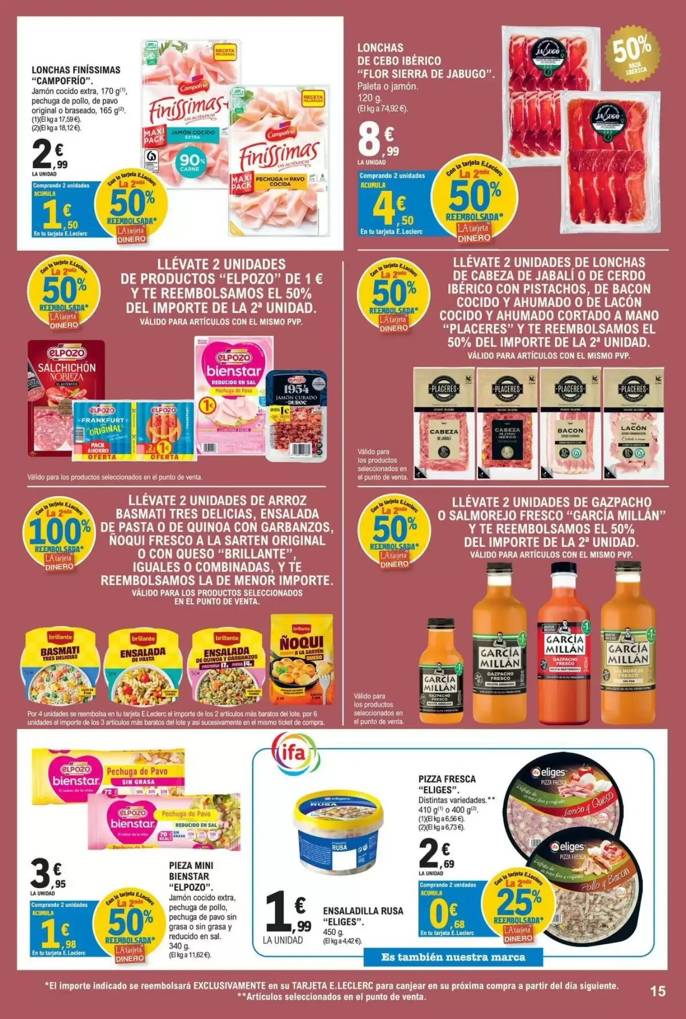 Folleto promocional de E.Leclerc válido desde el 11/08/2026 - Página 15.