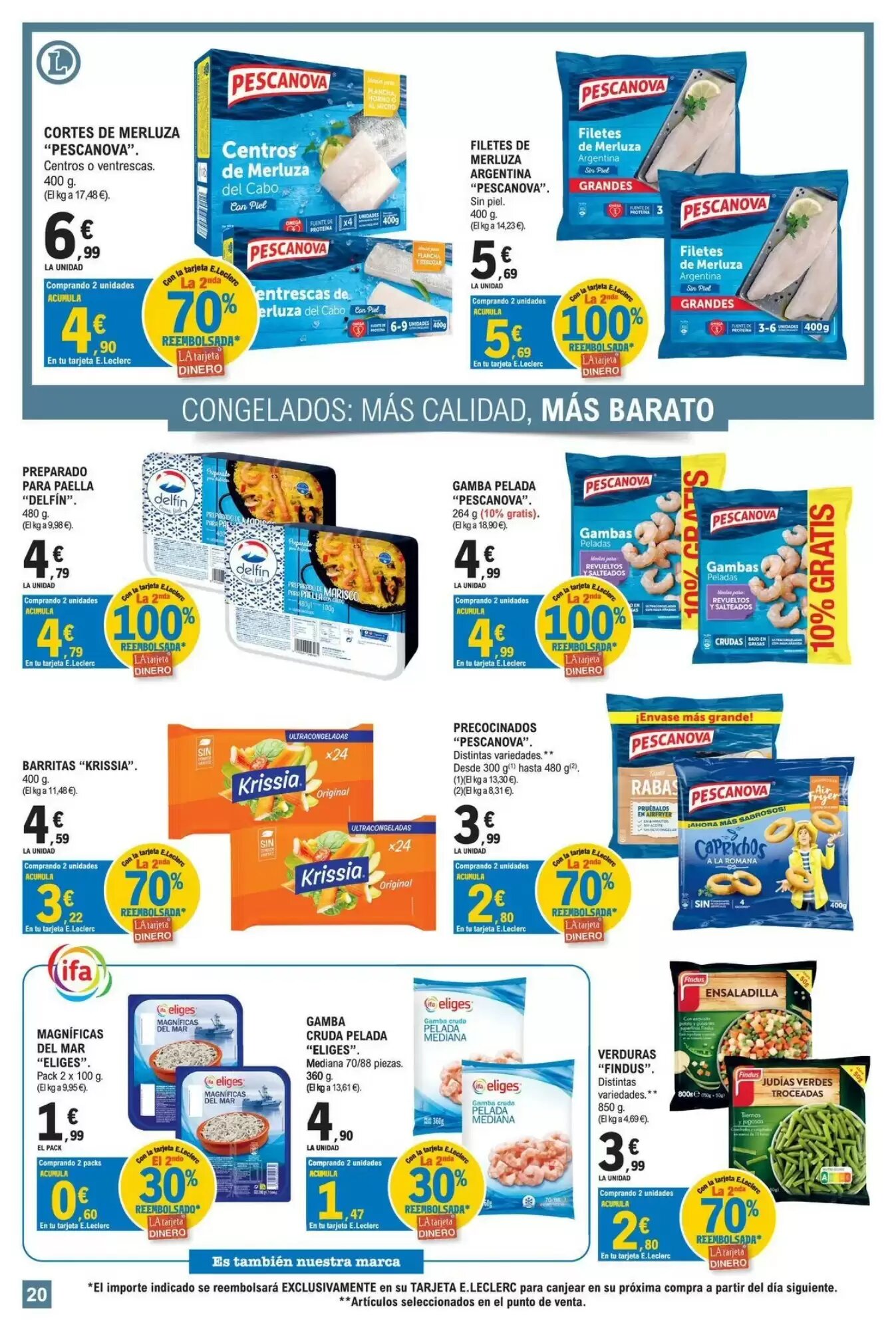 Folleto promocional de E.Leclerc válido desde el 11/08/2026 - Página 20.