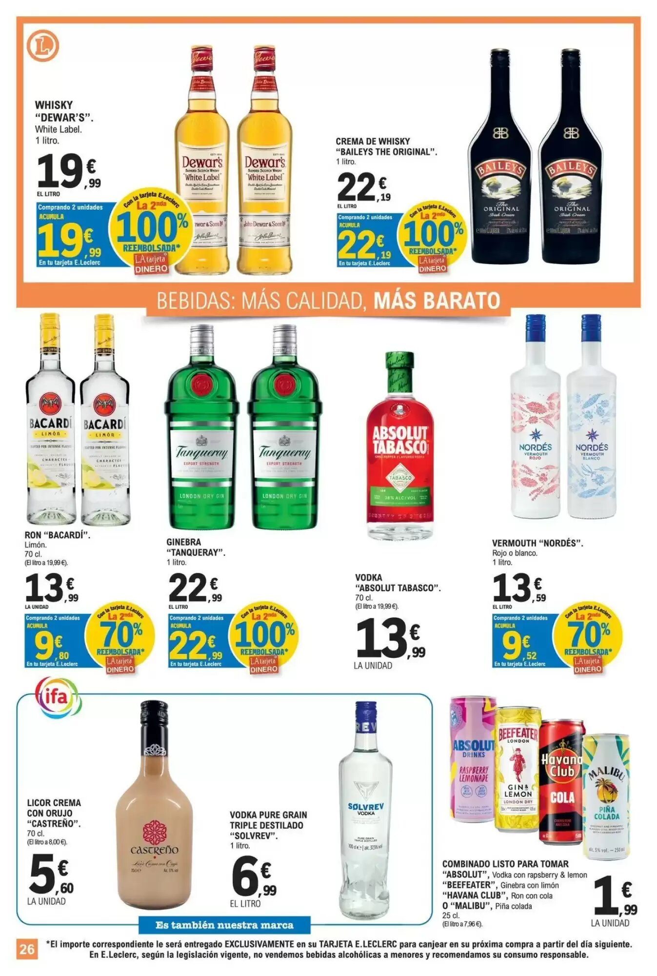 Folleto promocional de E.Leclerc válido desde el 11/08/2026 - Página 26.