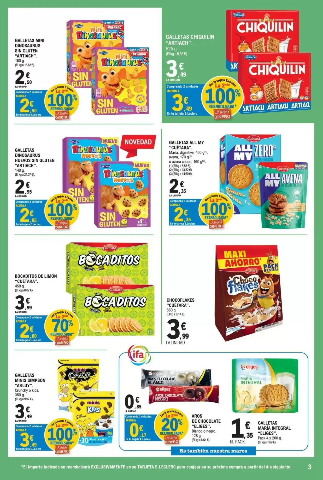 Folleto promocional de E.Leclerc válido desde el 11/08/2026 - Página 3.