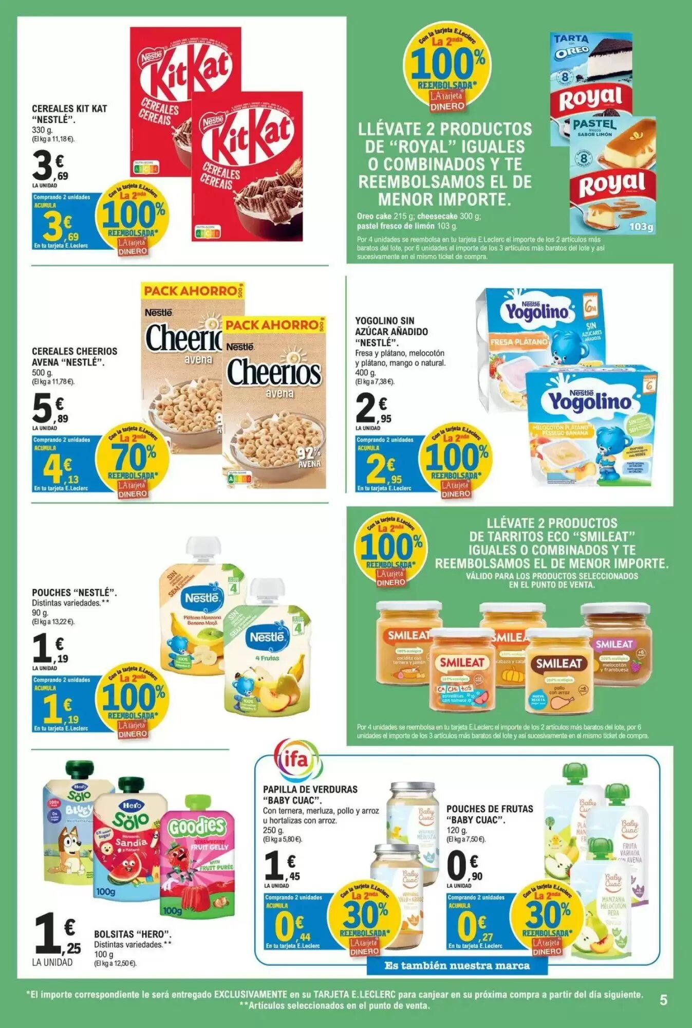 Folleto promocional de E.Leclerc válido desde el 11/08/2026 - Página 5.