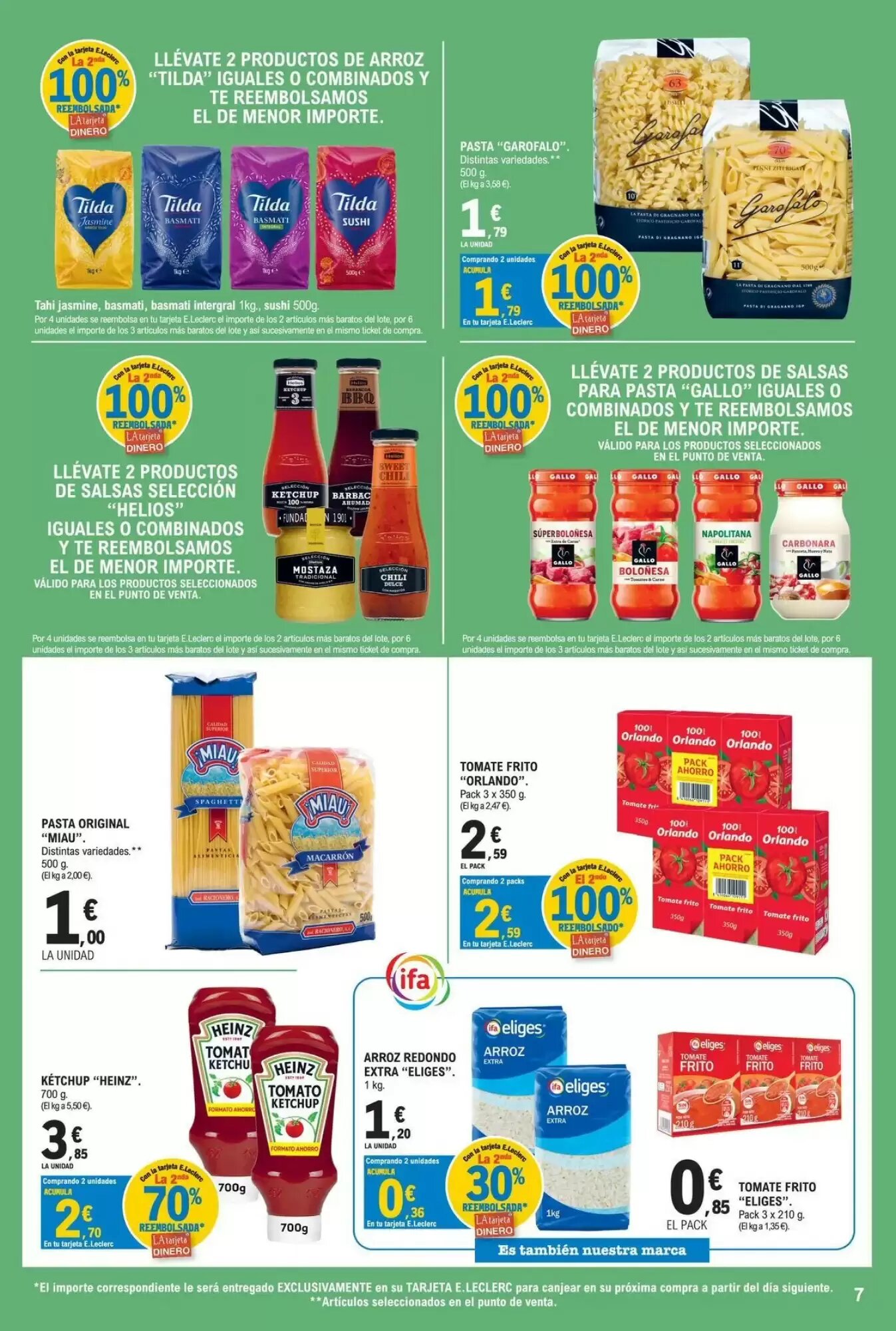 Folleto promocional de E.Leclerc válido desde el 11/08/2026 - Página 7.
