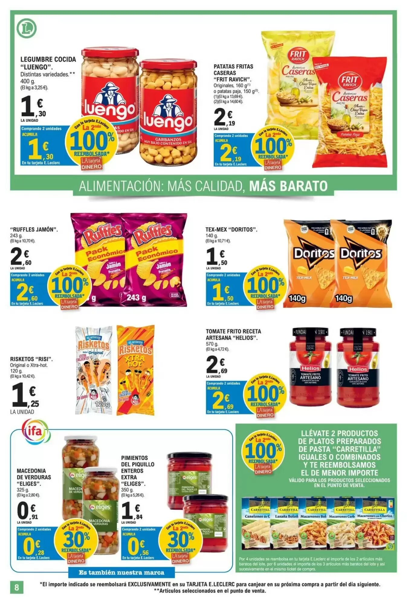 Folleto promocional de E.Leclerc válido desde el 11/08/2026 - Página 8.