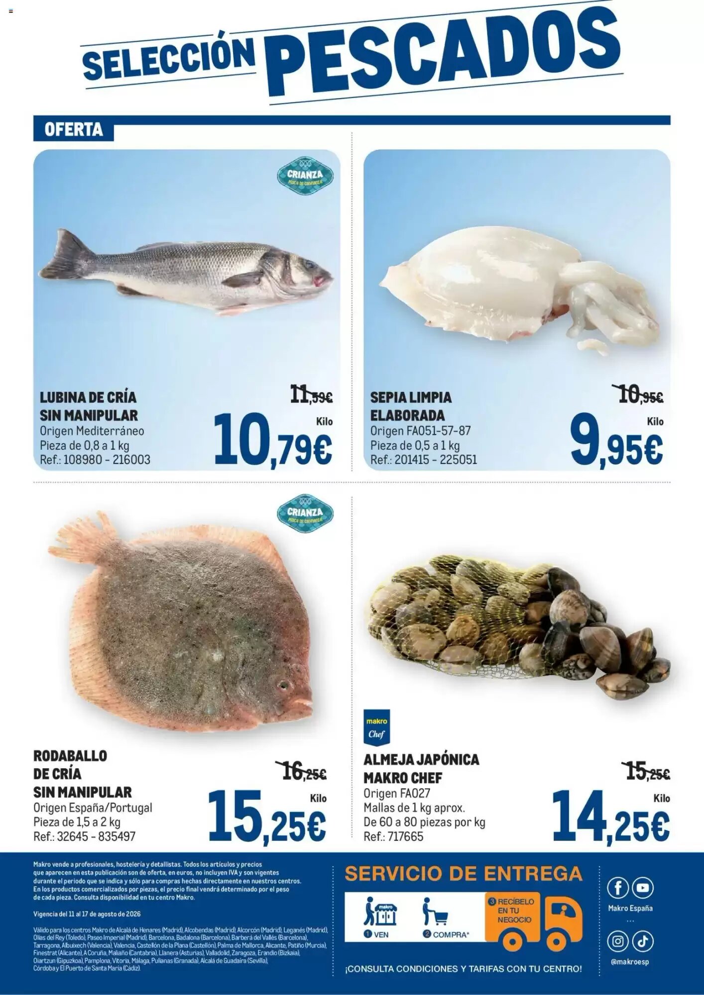 Folleto promocional de Makro válido desde el 11/08/2026 - Página 4.