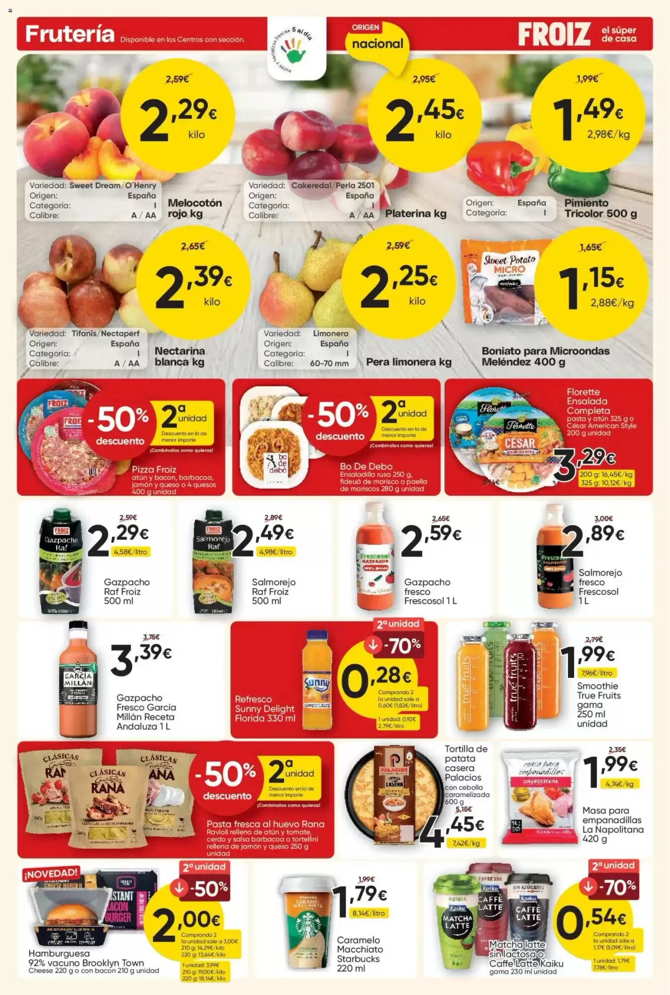 Folleto promocional de FROIZ válido desde el 11/08/2026 - Página 2.