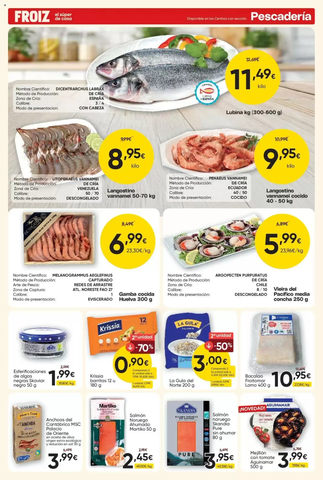 Folleto promocional de FROIZ válido desde el 11/08/2026 - Página 5.
