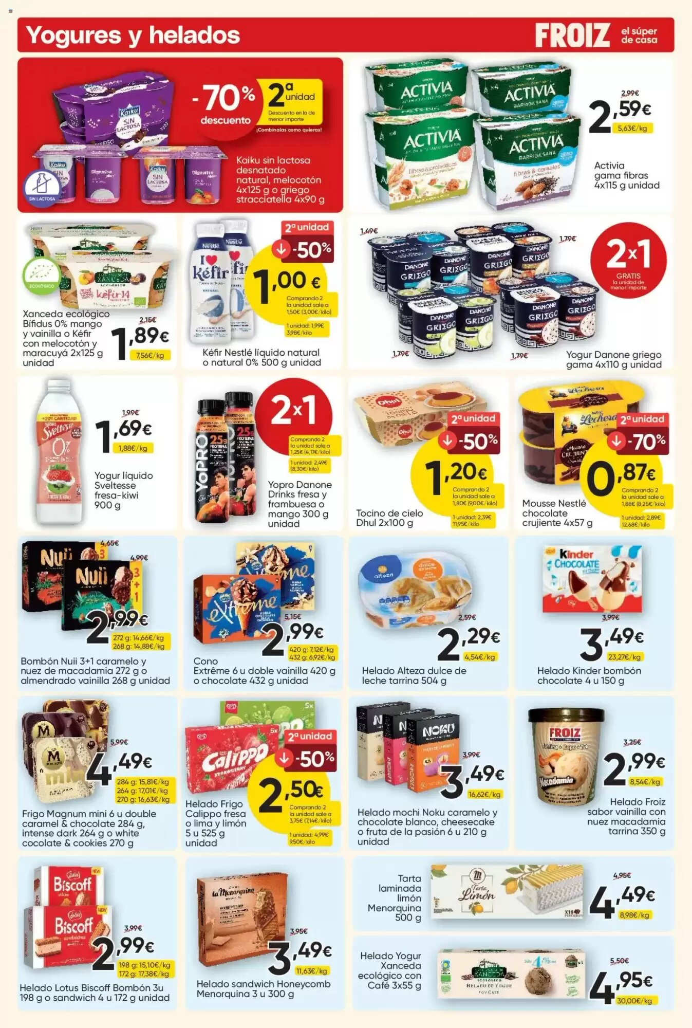 Folleto promocional de FROIZ válido desde el 11/08/2026 - Página 8.
