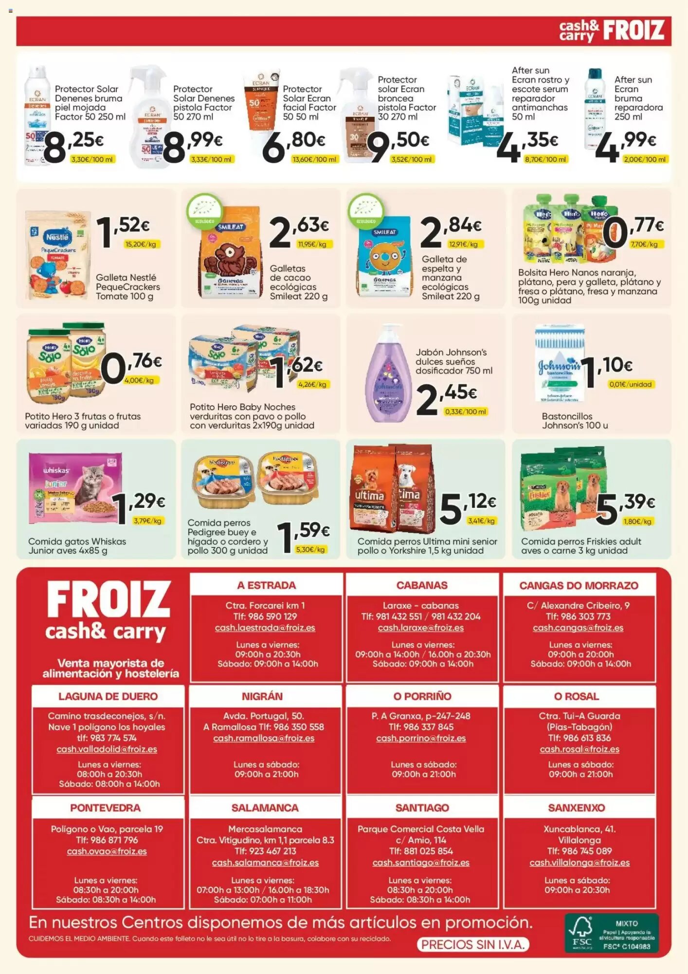 Folleto promocional de FROIZ válido desde el 11/08/2026 - Página 16.