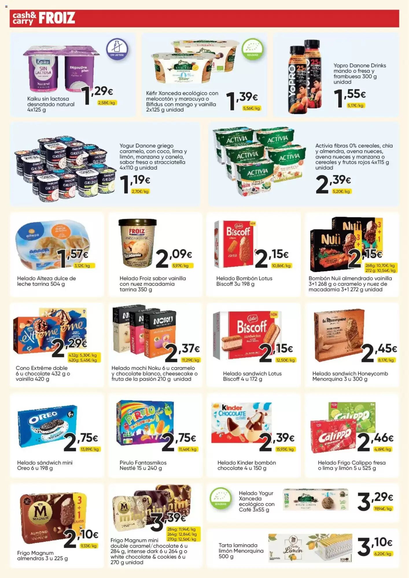 Folleto promocional de FROIZ válido desde el 11/08/2026 - Página 8.