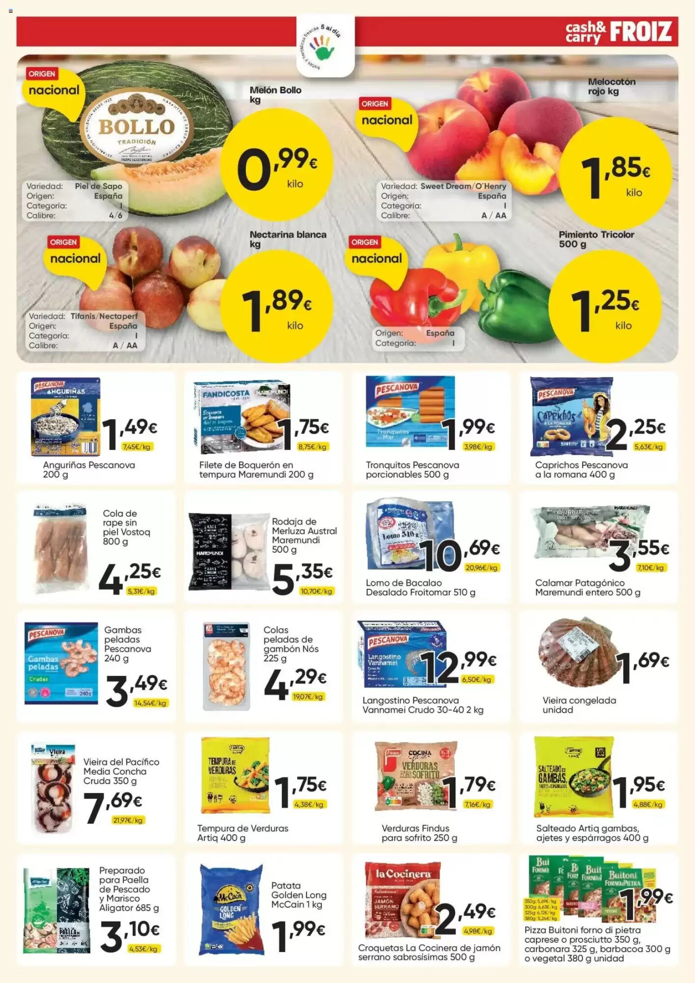 Folleto promocional de FROIZ válido desde el 11/08/2026 - Página 9.