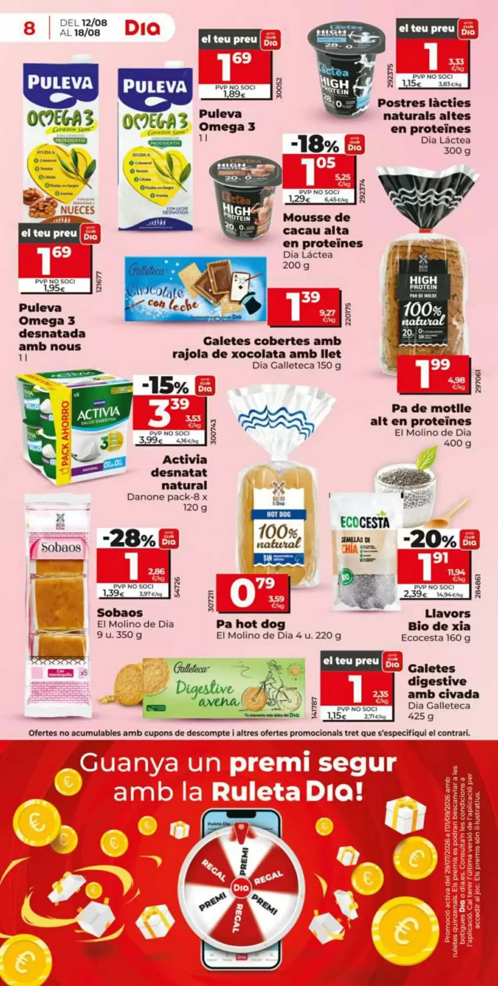 Folleto promocional de Dia válido desde el 12/08/2026 - Página 8.