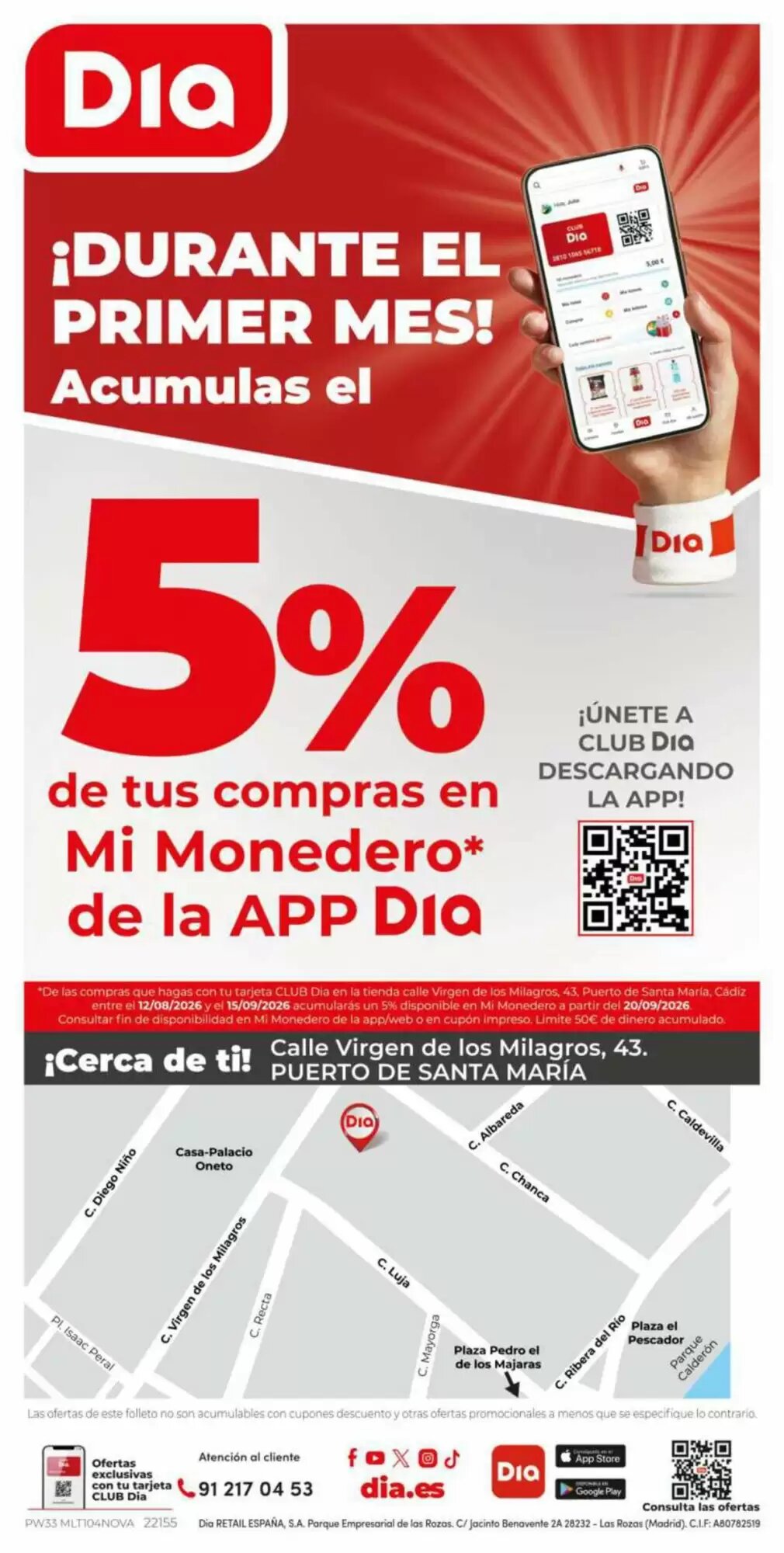 Folleto promocional de Dia válido desde el 12/08/2026 - Página 12.