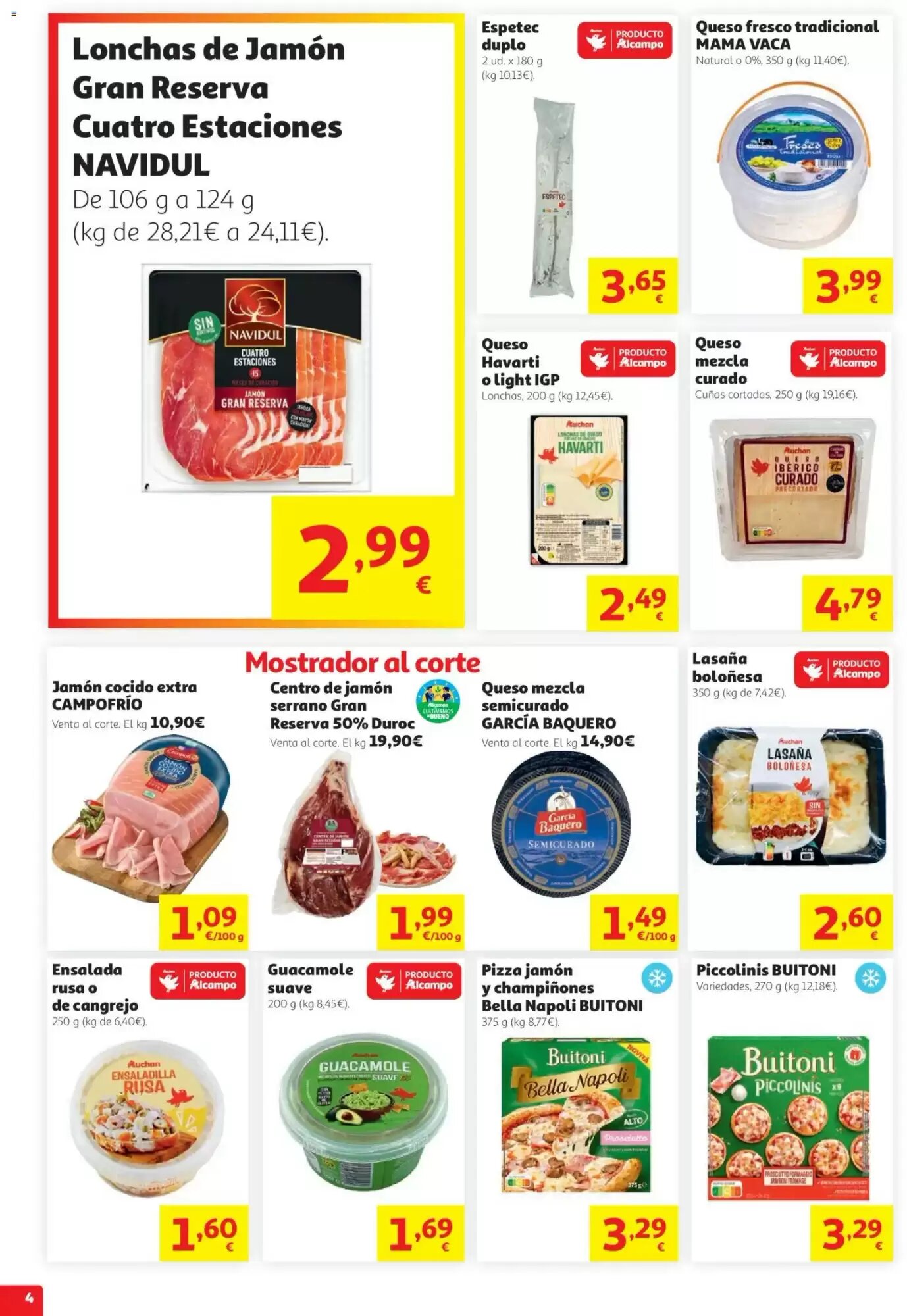 Folleto promocional de Alcampo válido desde el 13/08/2026 - Página 4.