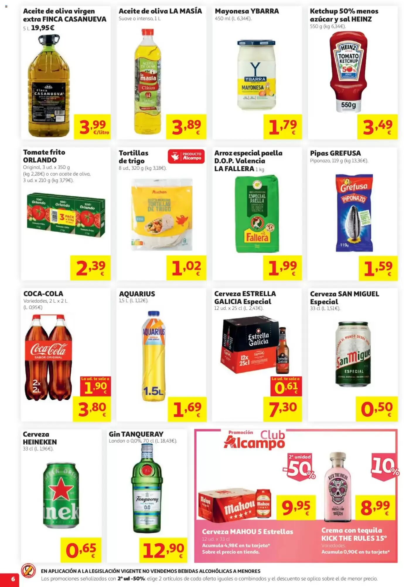 Folleto promocional de Alcampo válido desde el 13/08/2026 - Página 6.