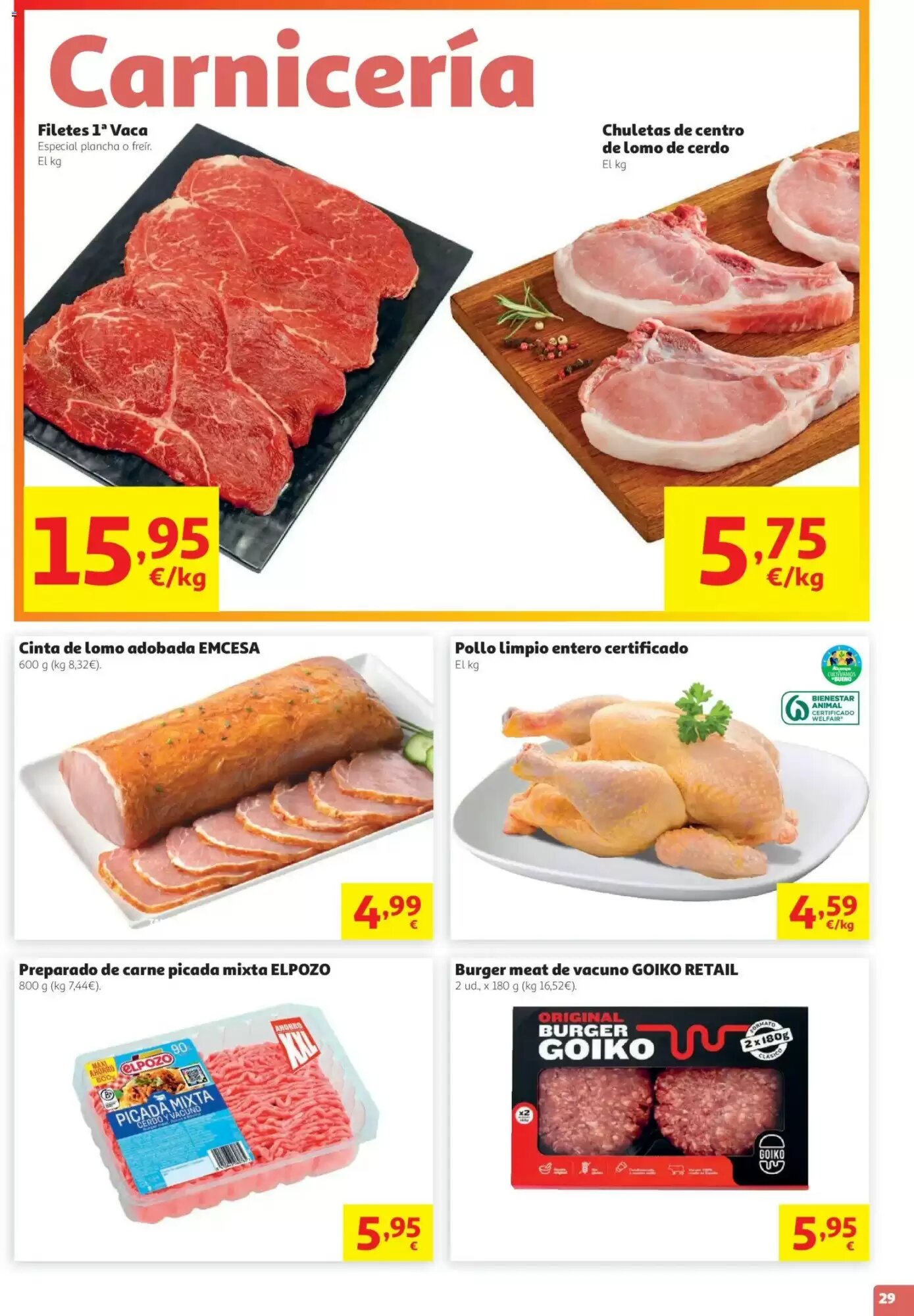 Folleto promocional de Alcampo válido desde el 13/08/2026 - Página 29.
