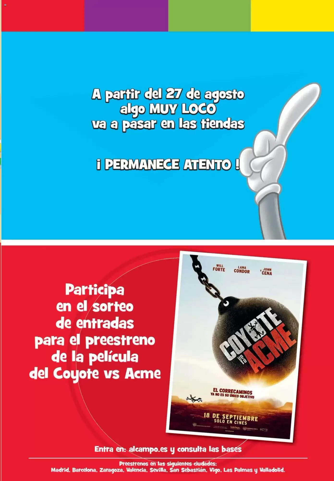 Folleto promocional de Alcampo válido desde el 13/08/2026 - Página 3.