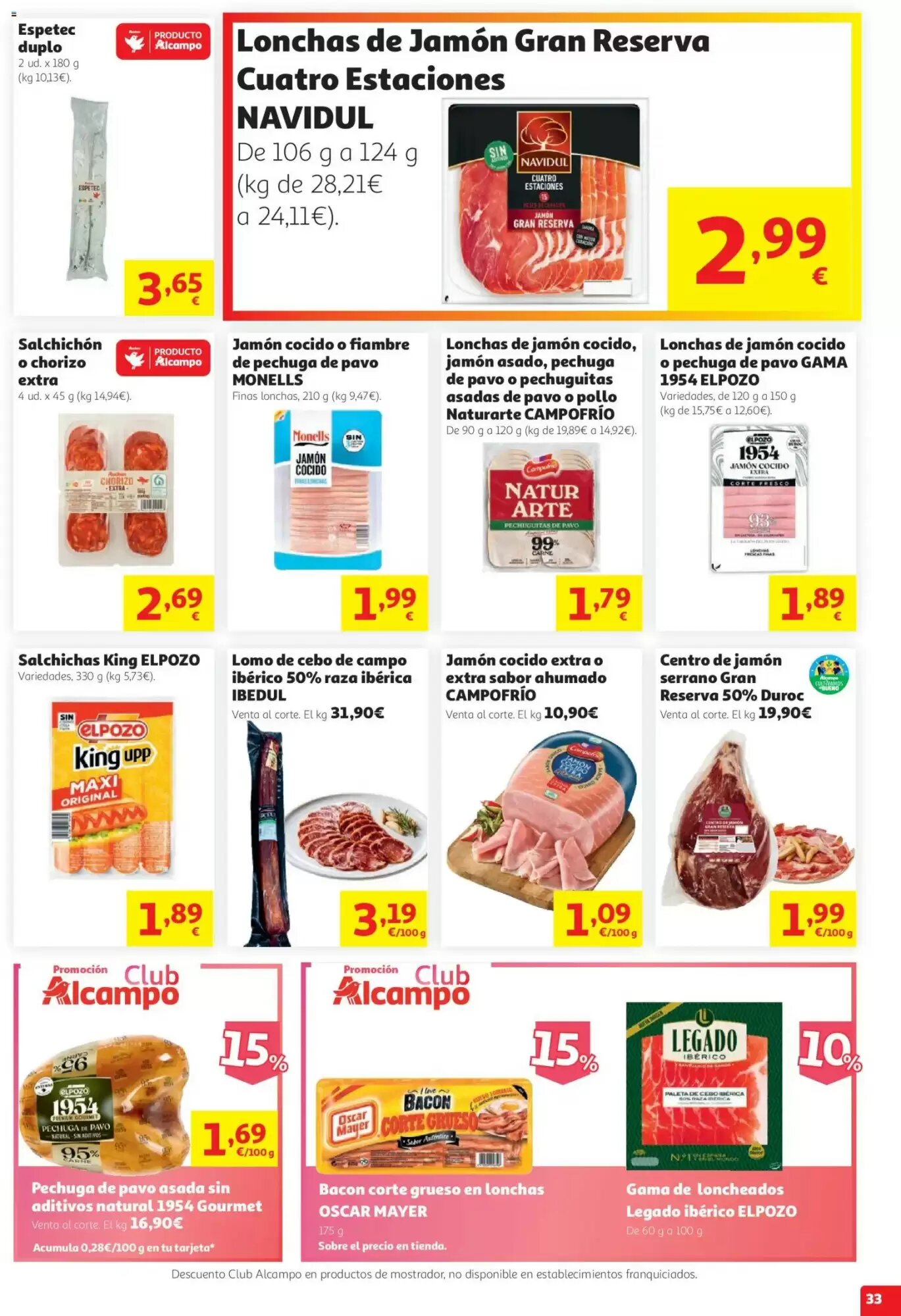 Folleto promocional de Alcampo válido desde el 13/08/2026 - Página 33.