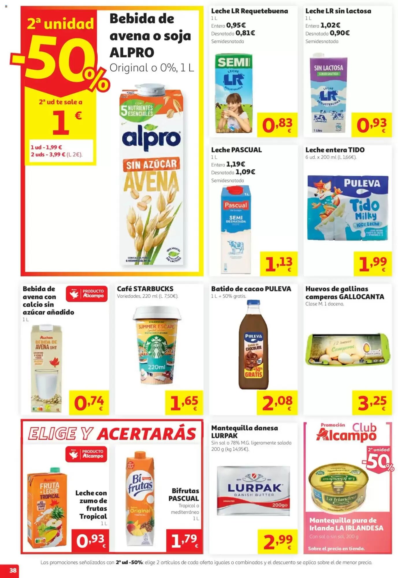 Folleto promocional de Alcampo válido desde el 13/08/2026 - Página 38.