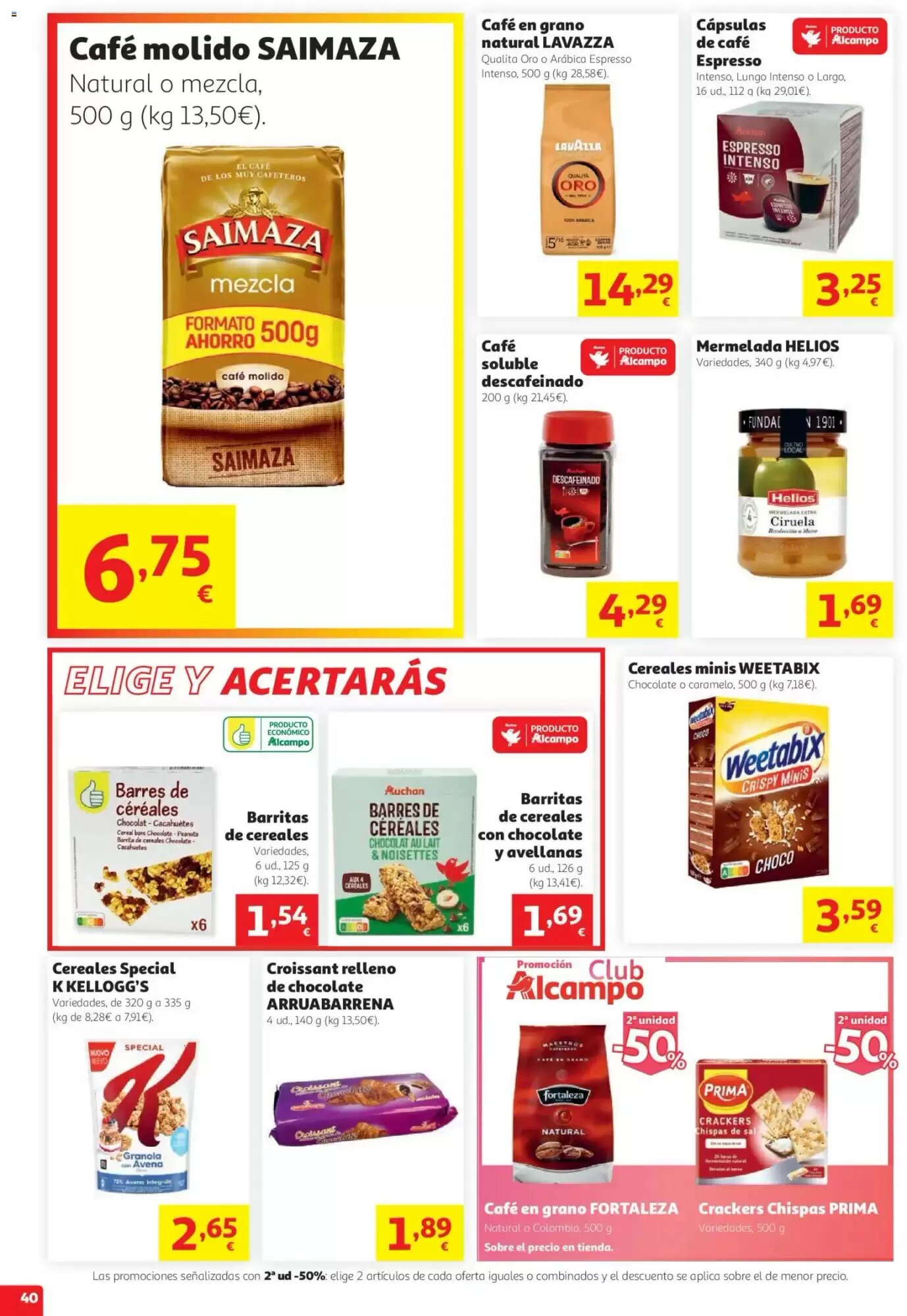 Folleto promocional de Alcampo válido desde el 13/08/2026 - Página 40.