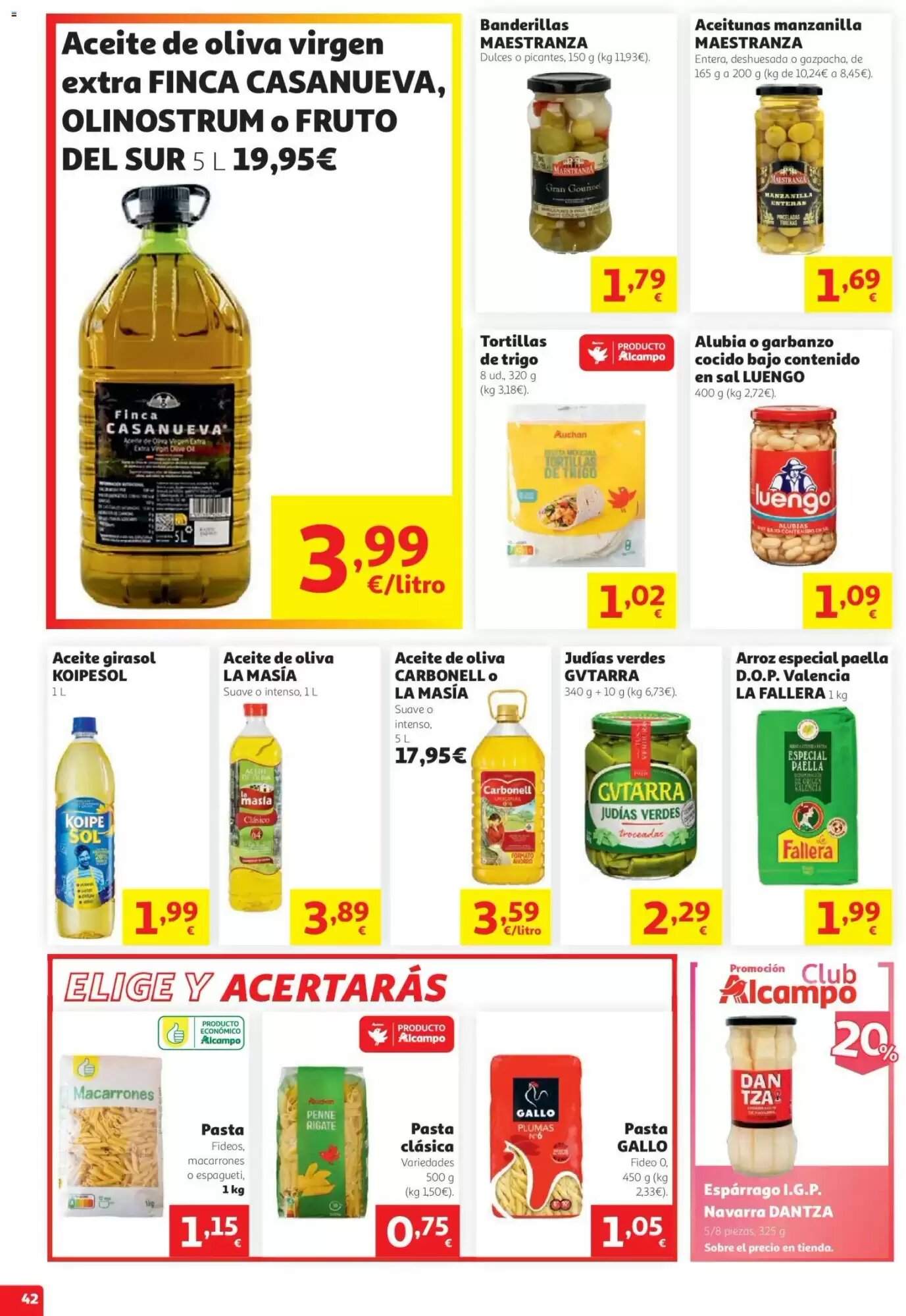 Folleto promocional de Alcampo válido desde el 13/08/2026 - Página 42.