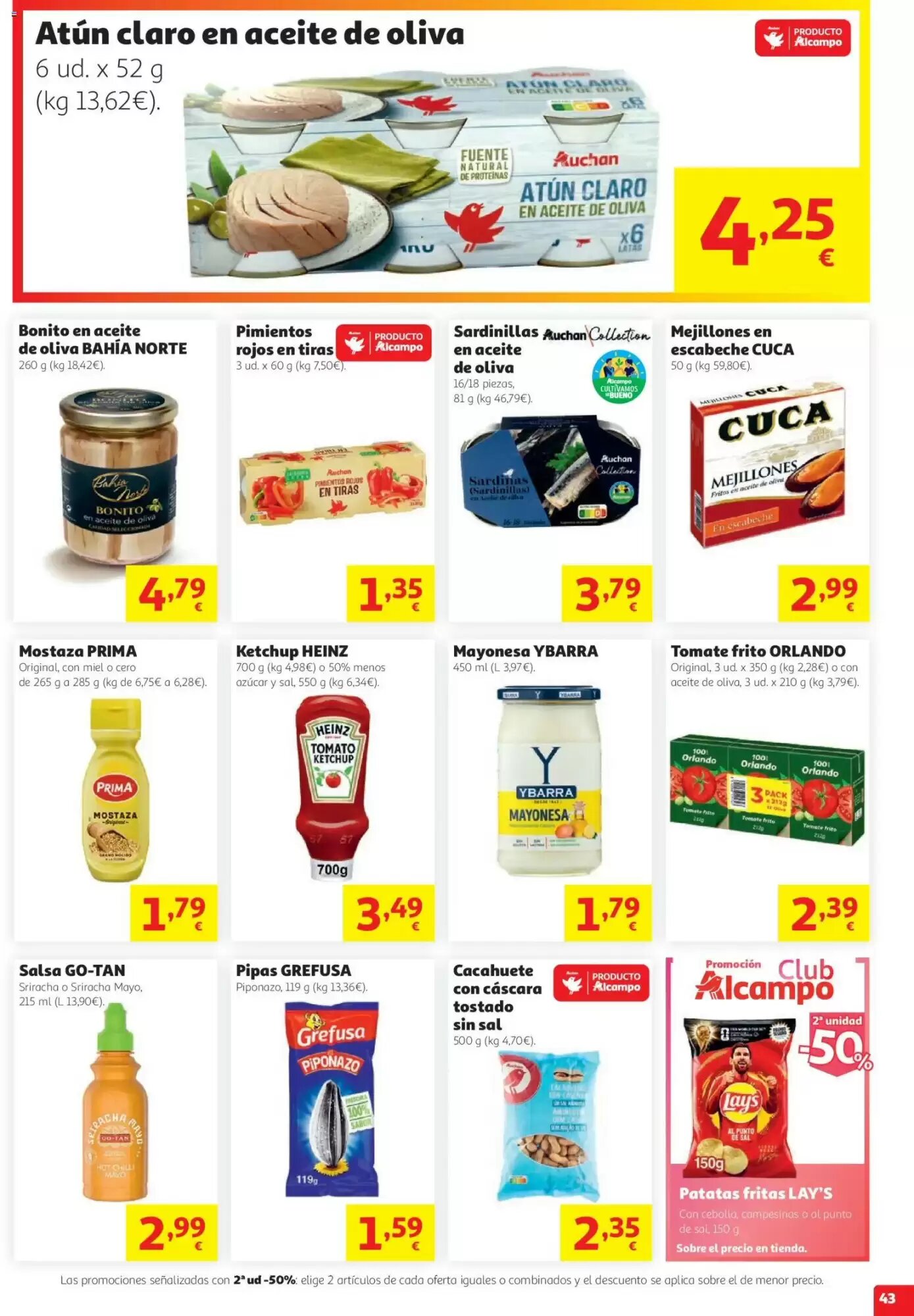 Folleto promocional de Alcampo válido desde el 13/08/2026 - Página 43.