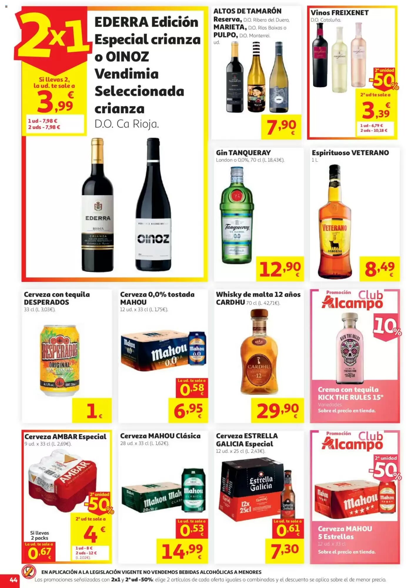 Folleto promocional de Alcampo válido desde el 13/08/2026 - Página 44.