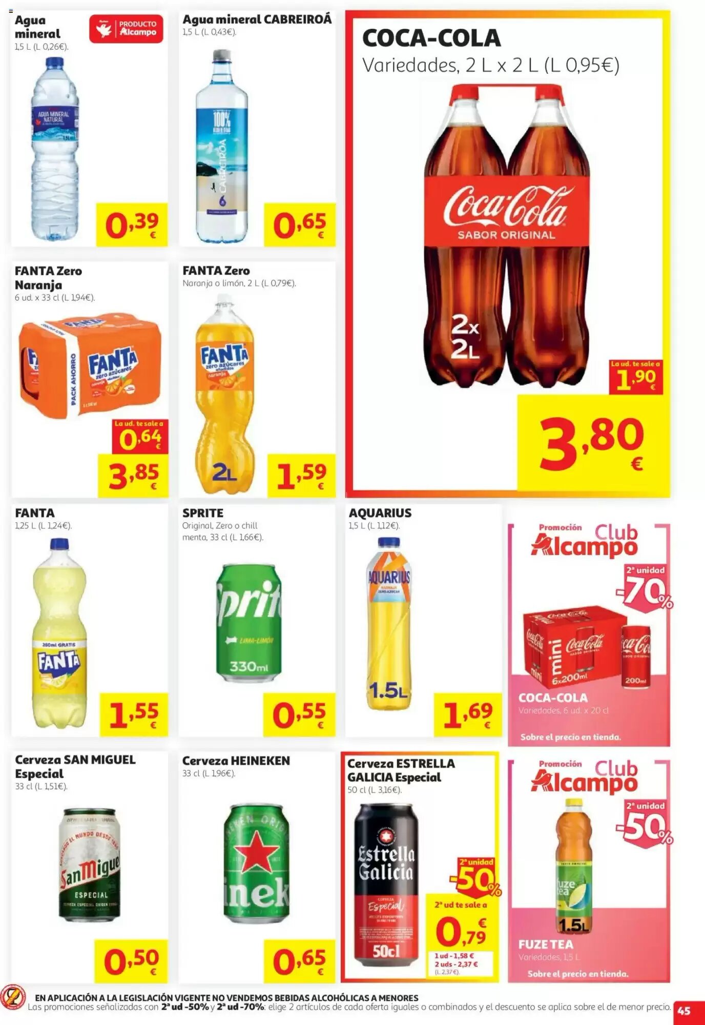 Folleto promocional de Alcampo válido desde el 13/08/2026 - Página 45.