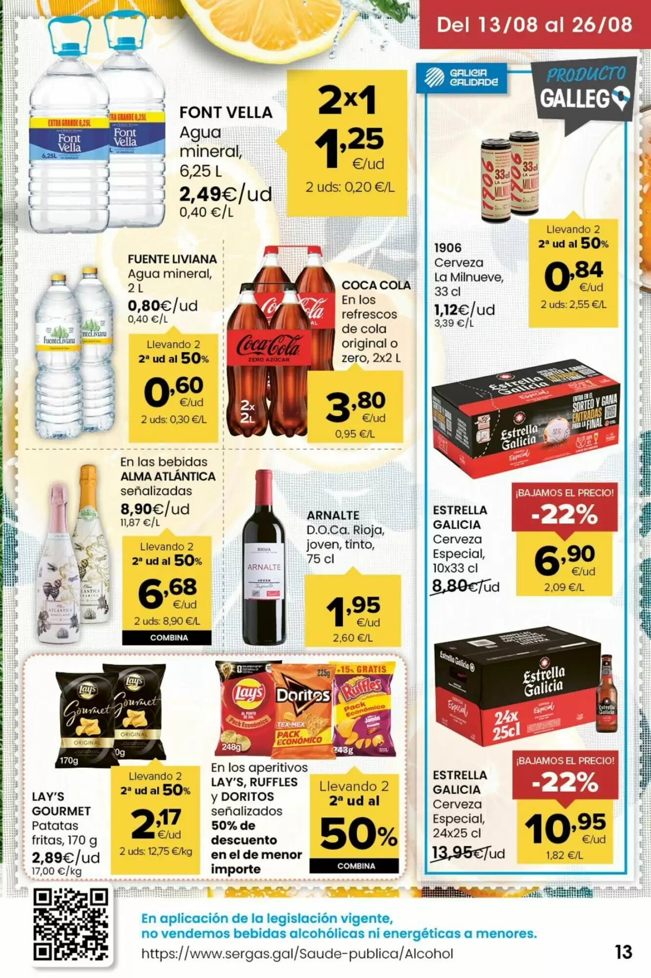 Folleto promocional de Autoservicios Familia válido desde el 13/08/2026 - Página 13.