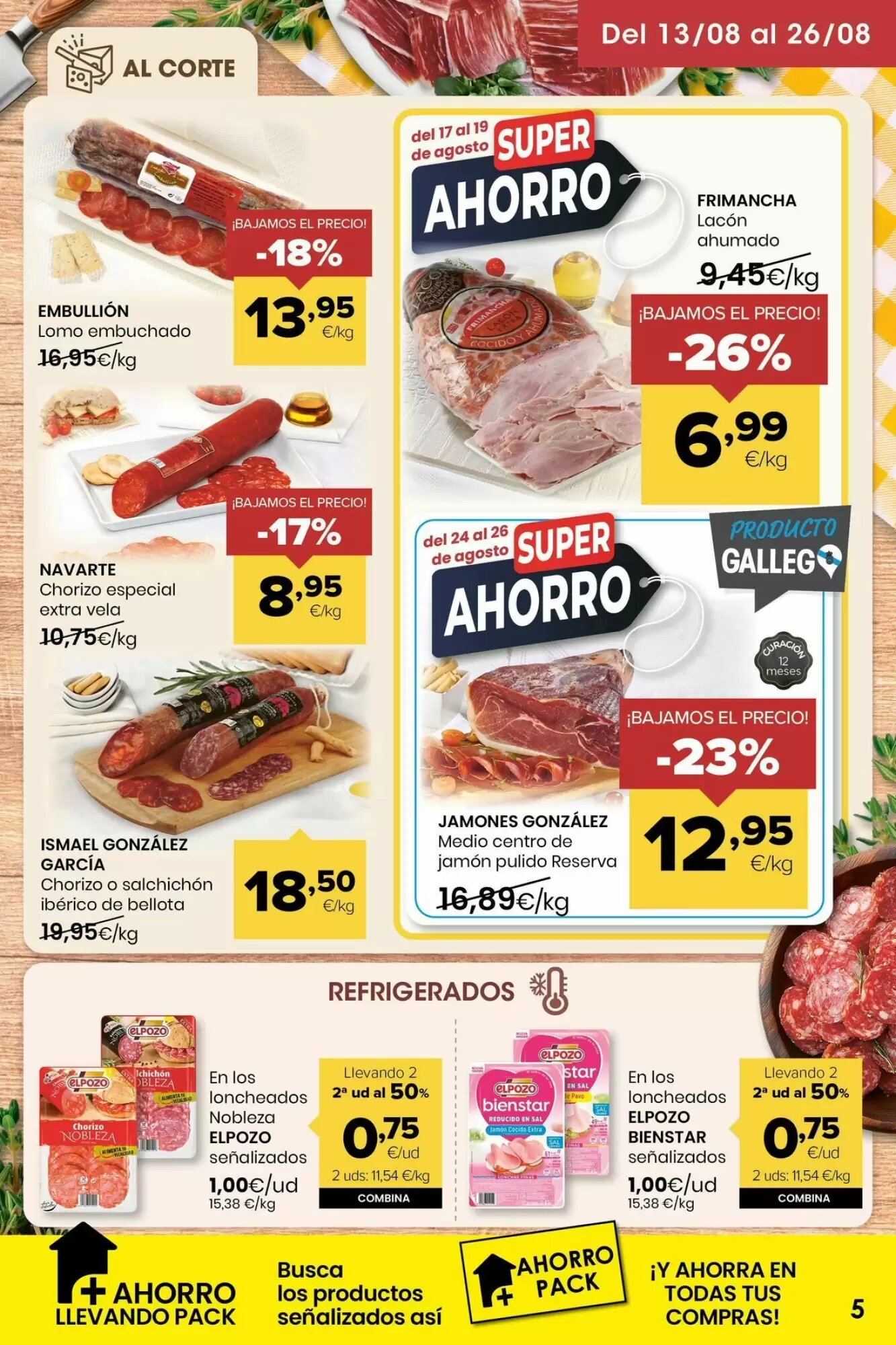 Folleto promocional de Autoservicios Familia válido desde el 13/08/2026 - Página 5.