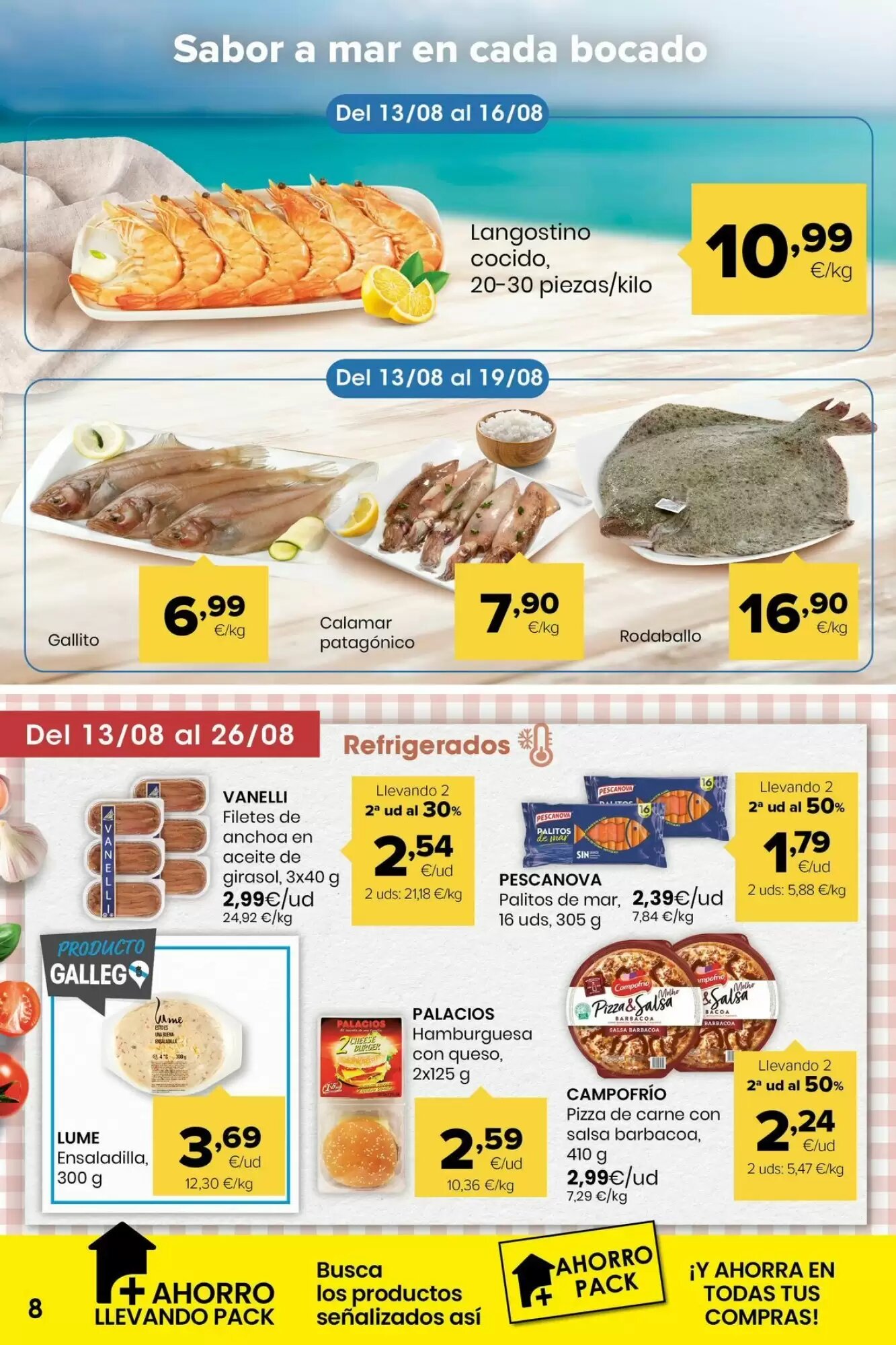 Folleto promocional de Autoservicios Familia válido desde el 13/08/2026 - Página 8.