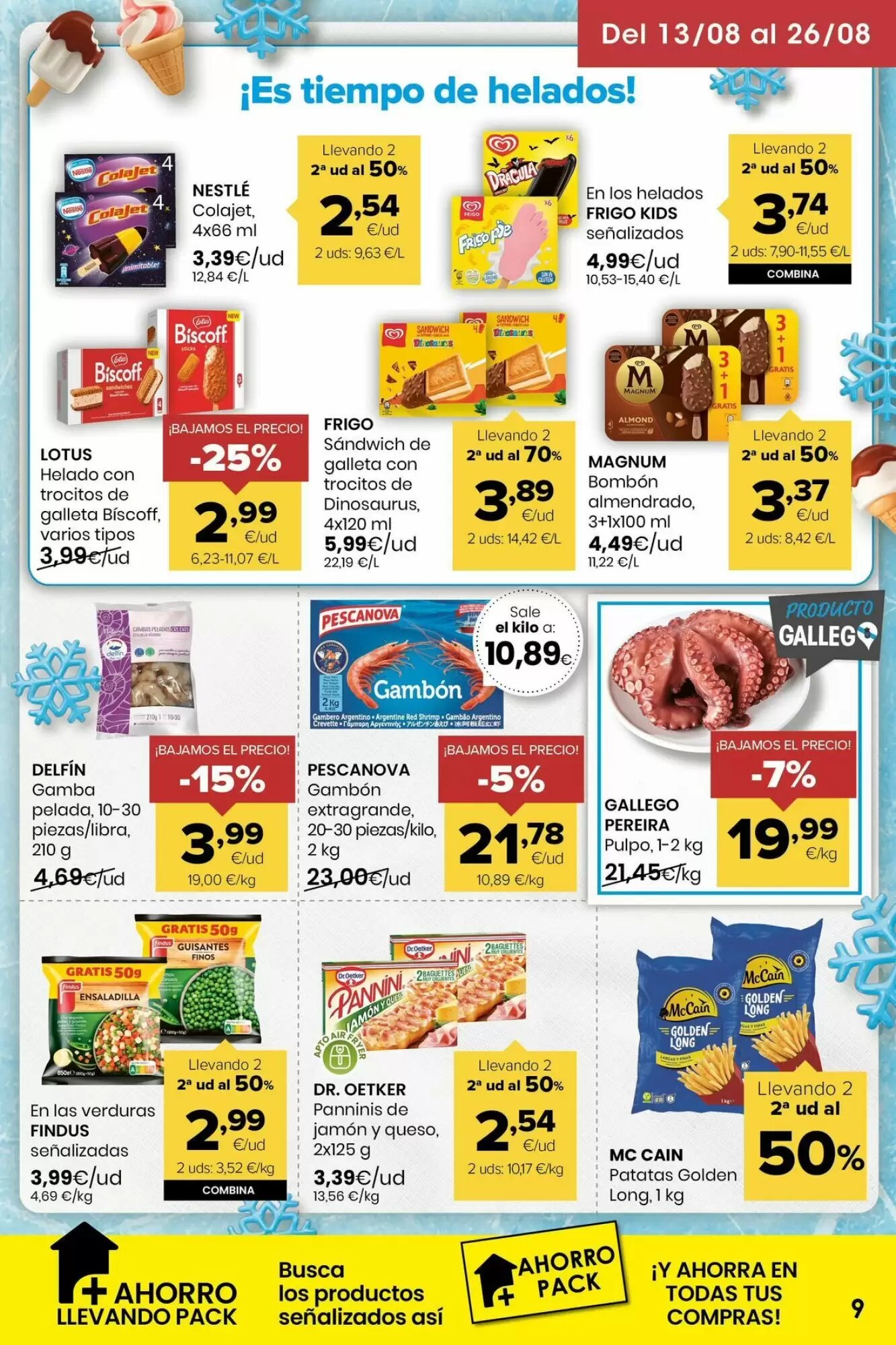 Folleto promocional de Autoservicios Familia válido desde el 13/08/2026 - Página 9.