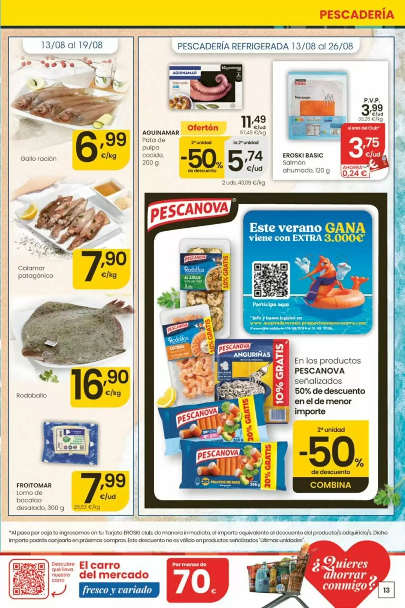 Folleto promocional de Eroski válido desde el 13/08/2026 - Página 13.