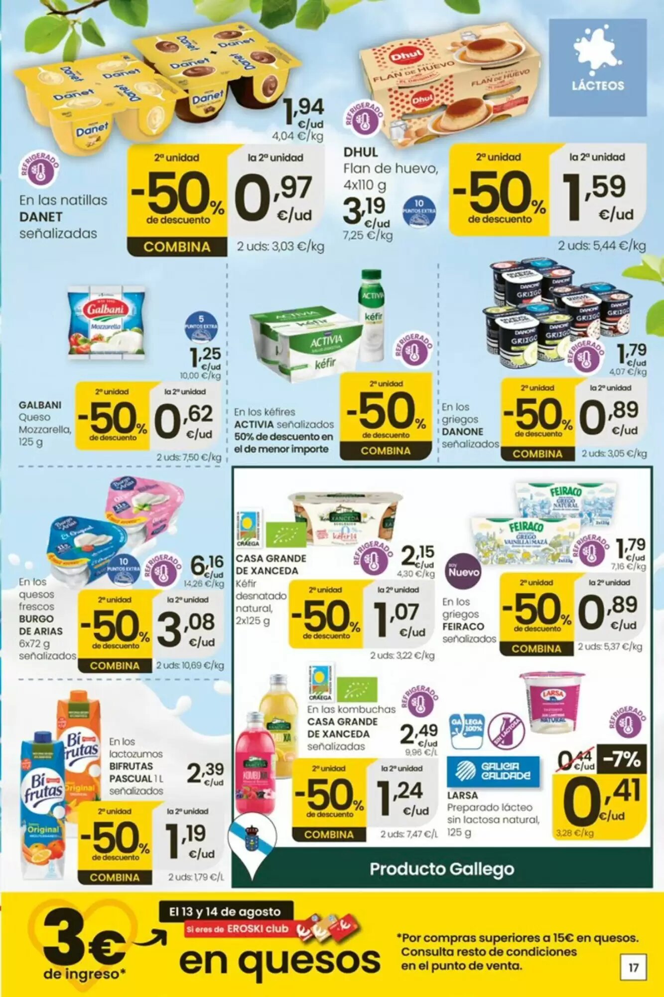 Folleto promocional de Eroski válido desde el 13/08/2026 - Página 17.