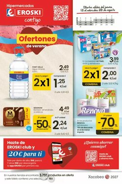 Folleto promocional de Eroski válido desde el 13/08/2026