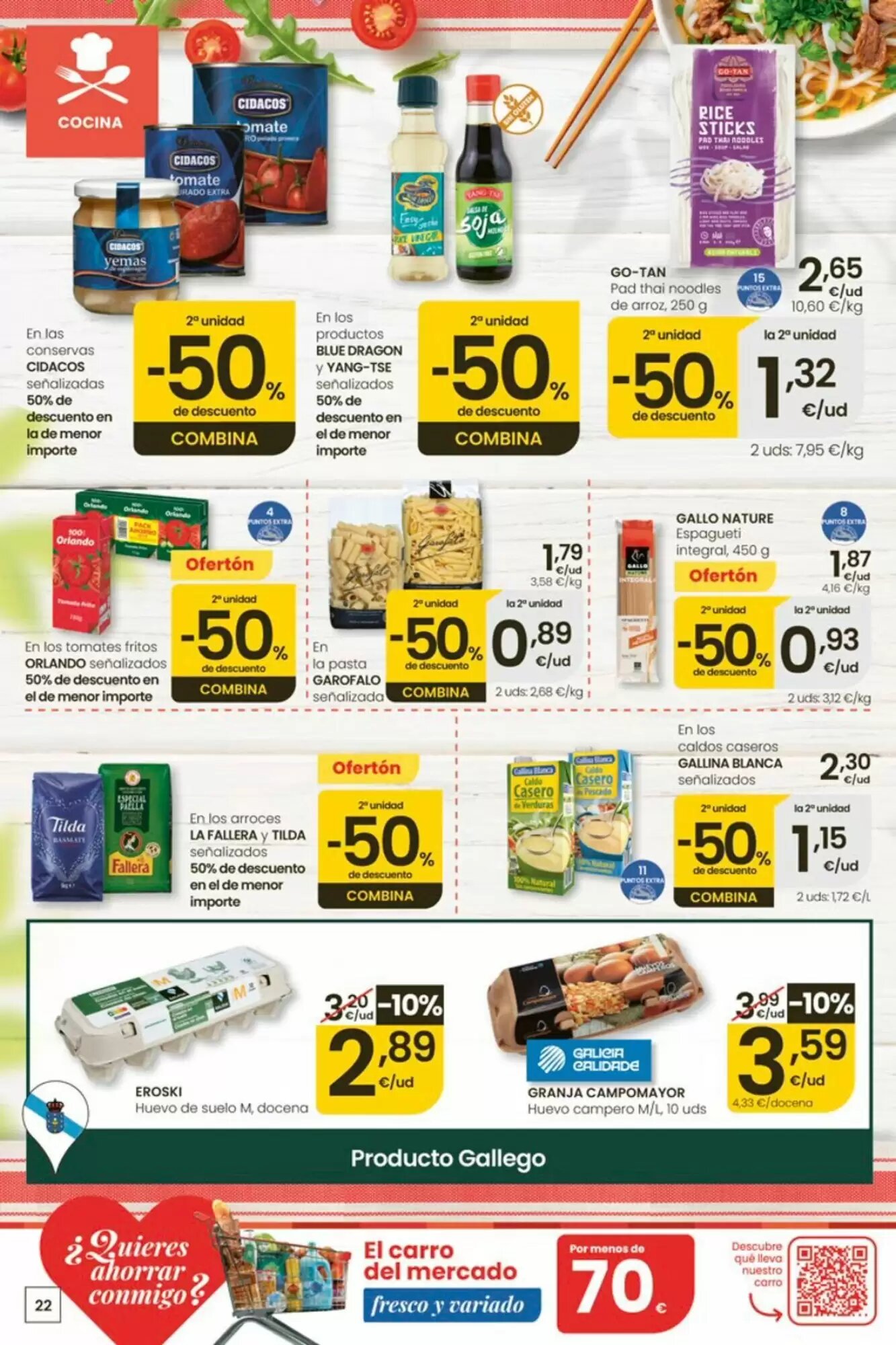 Folleto promocional de Eroski válido desde el 13/08/2026 - Página 22.