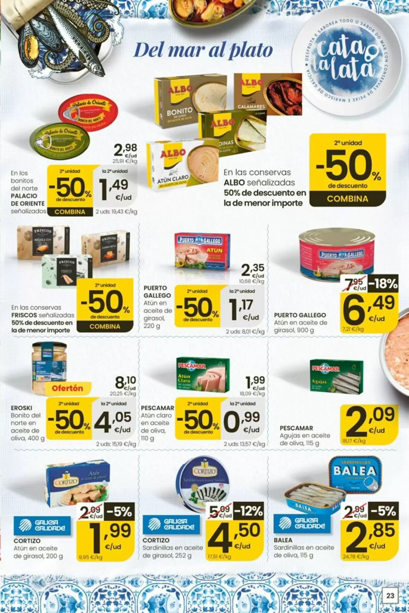 Folleto promocional de Eroski válido desde el 13/08/2026 - Página 23.
