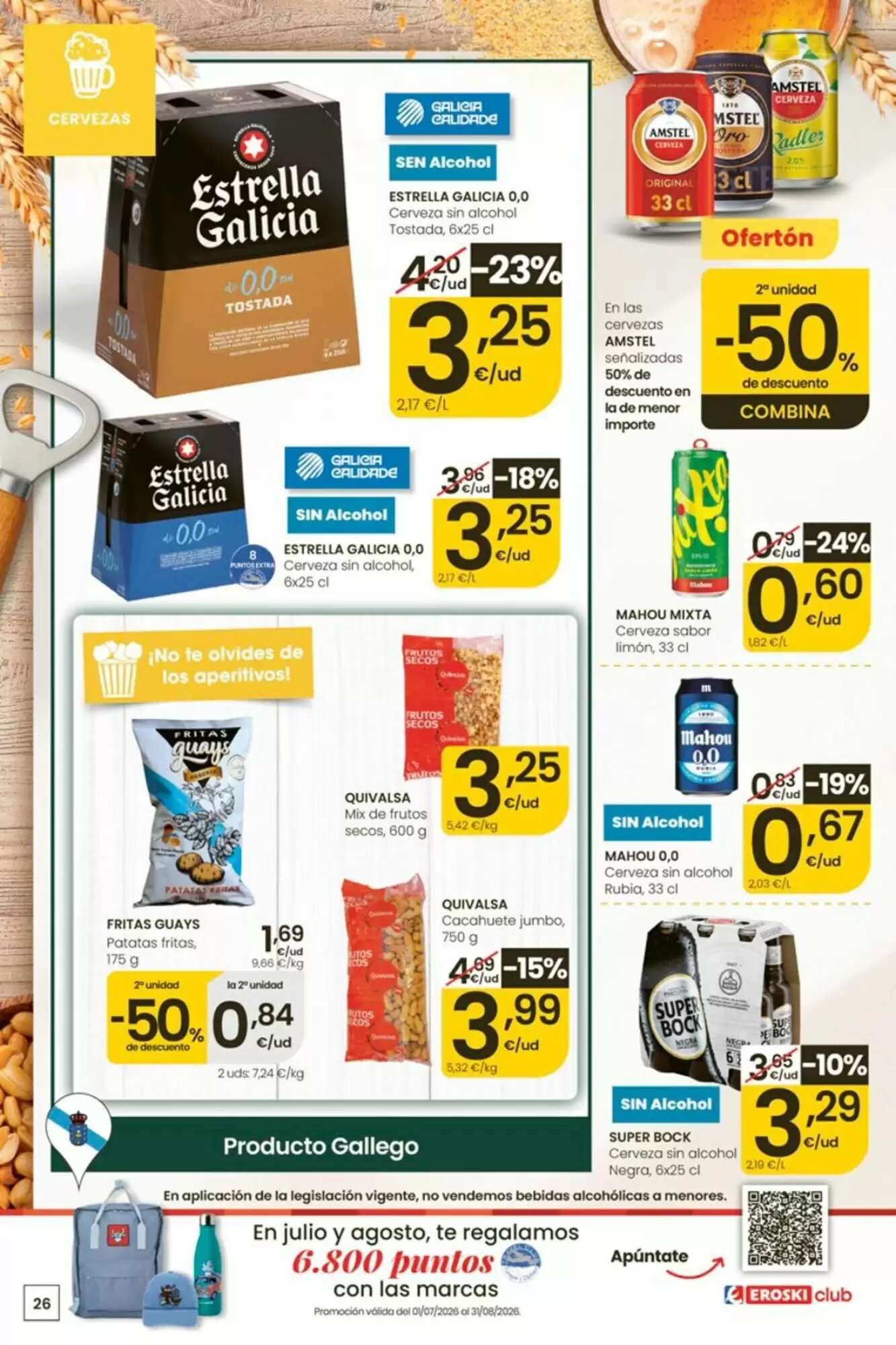 Folleto promocional de Eroski válido desde el 13/08/2026 - Página 26.