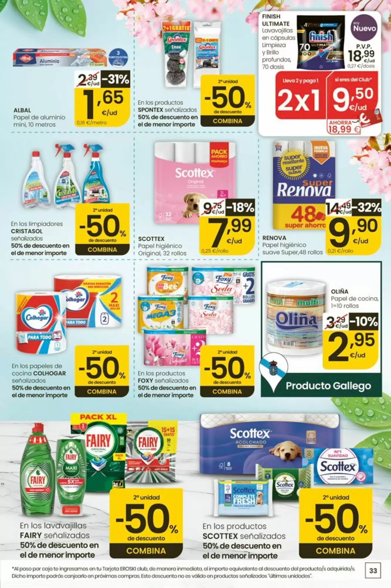 Folleto promocional de Eroski válido desde el 13/08/2026 - Página 33.