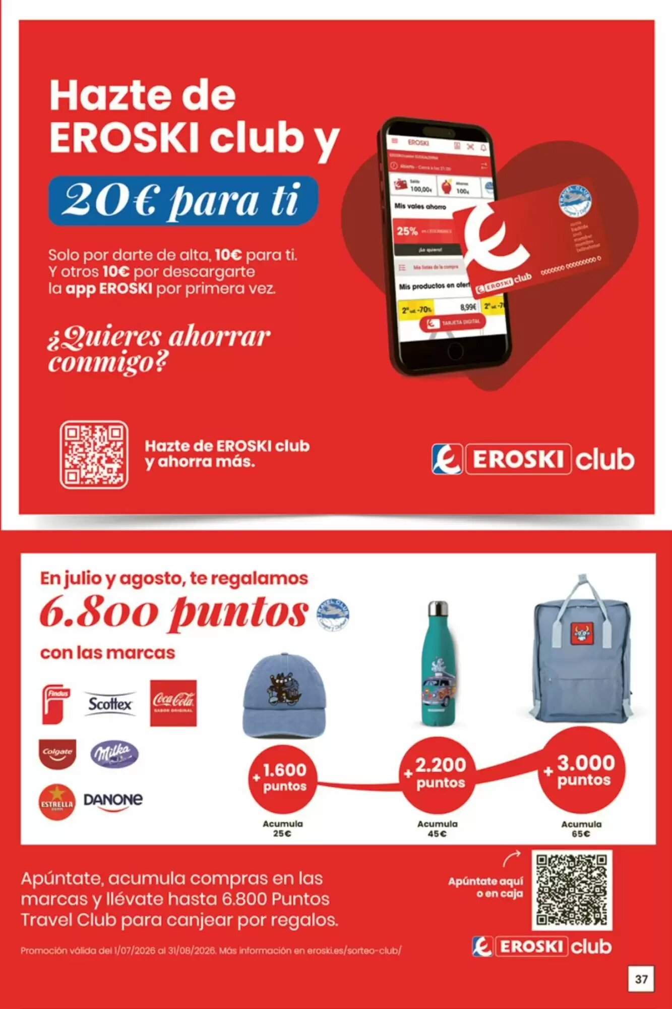 Folleto promocional de Eroski válido desde el 13/08/2026 - Página 37.