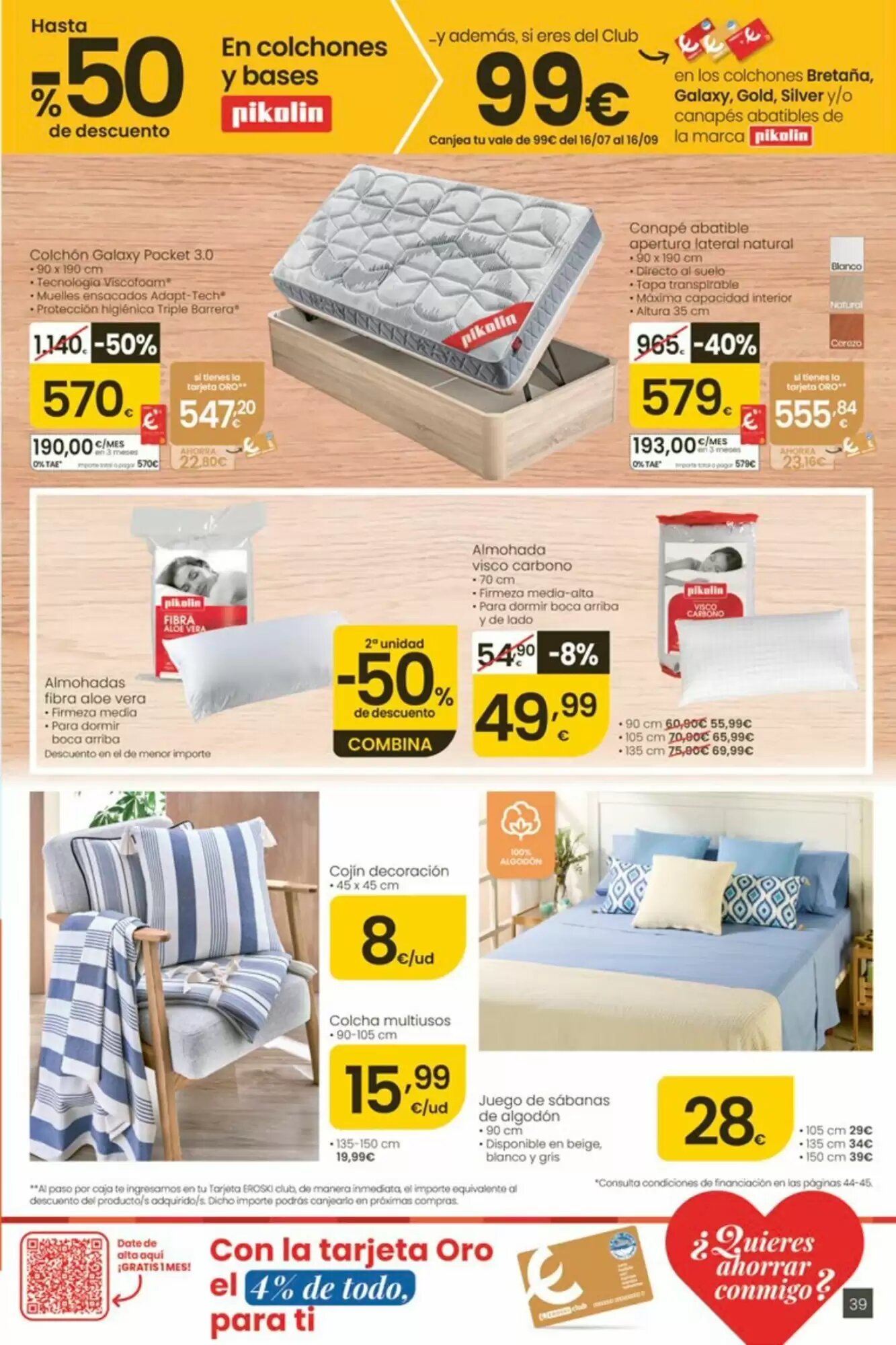 Folleto promocional de Eroski válido desde el 13/08/2026 - Página 39.