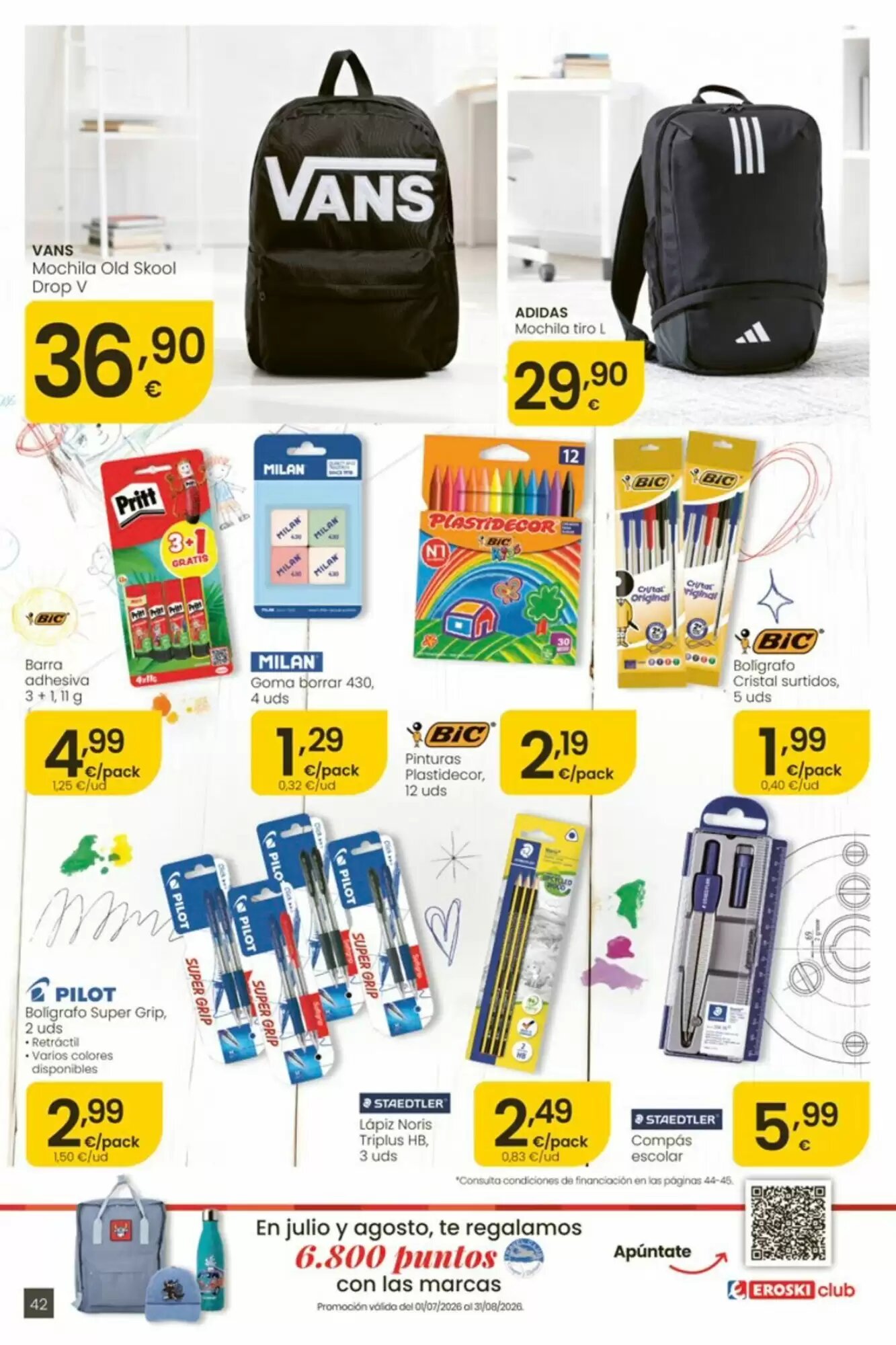 Folleto promocional de Eroski válido desde el 13/08/2026 - Página 42.